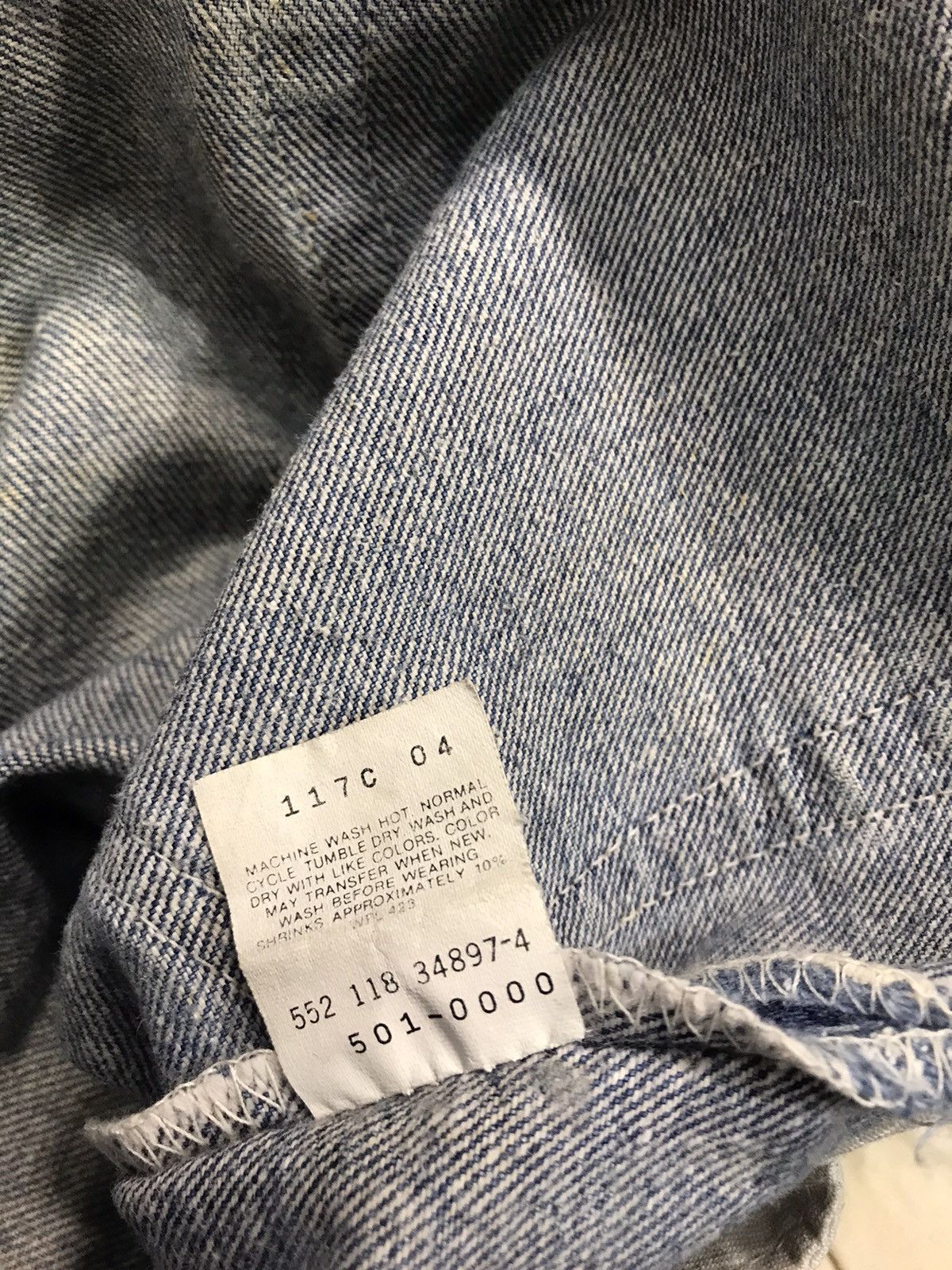 Levi's Vintage Clothing × Vintage 80s Levi’s & Strauss Lot 501 Denim Buttonfly K286j Size US 33 - 8 Thumbnail