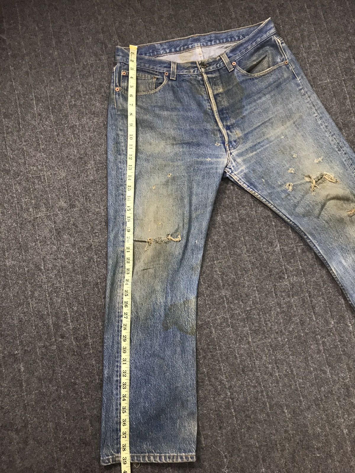 Levi's Vintage Clothing × Vintage 80s Levi’s & Strauss Lot 501 Denim Buttonfly K286j Size US 33 - 10 Thumbnail