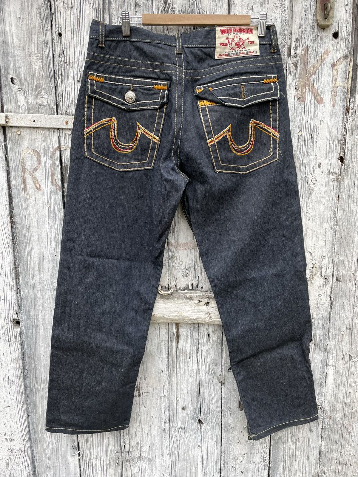 image of Vintage True Religion Section Billy Super T Jeans in Navy, Men's (Size 33)