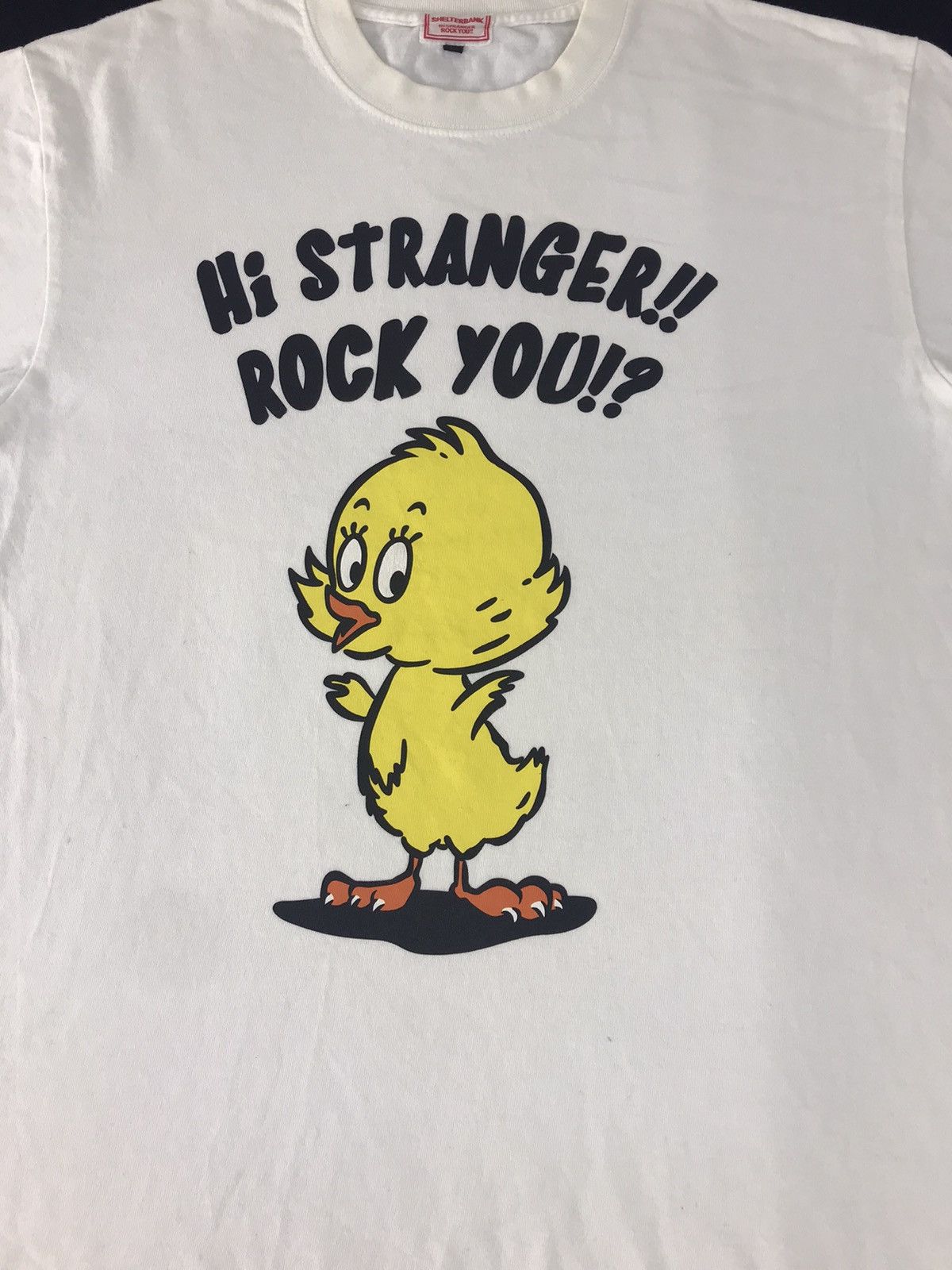 Japanese Brand × Vintage Vintage Shelter Bank Stranger Rock You Duck Logo Tee Size US L / EU 52-54 / 3 - 3 Thumbnail