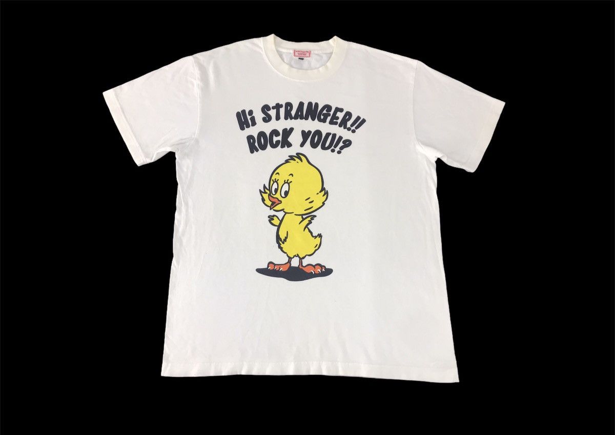 Japanese Brand × Vintage Vintage Shelter Bank Stranger Rock You Duck Logo Tee Size US L / EU 52-54 / 3 - 1 Thumbnail