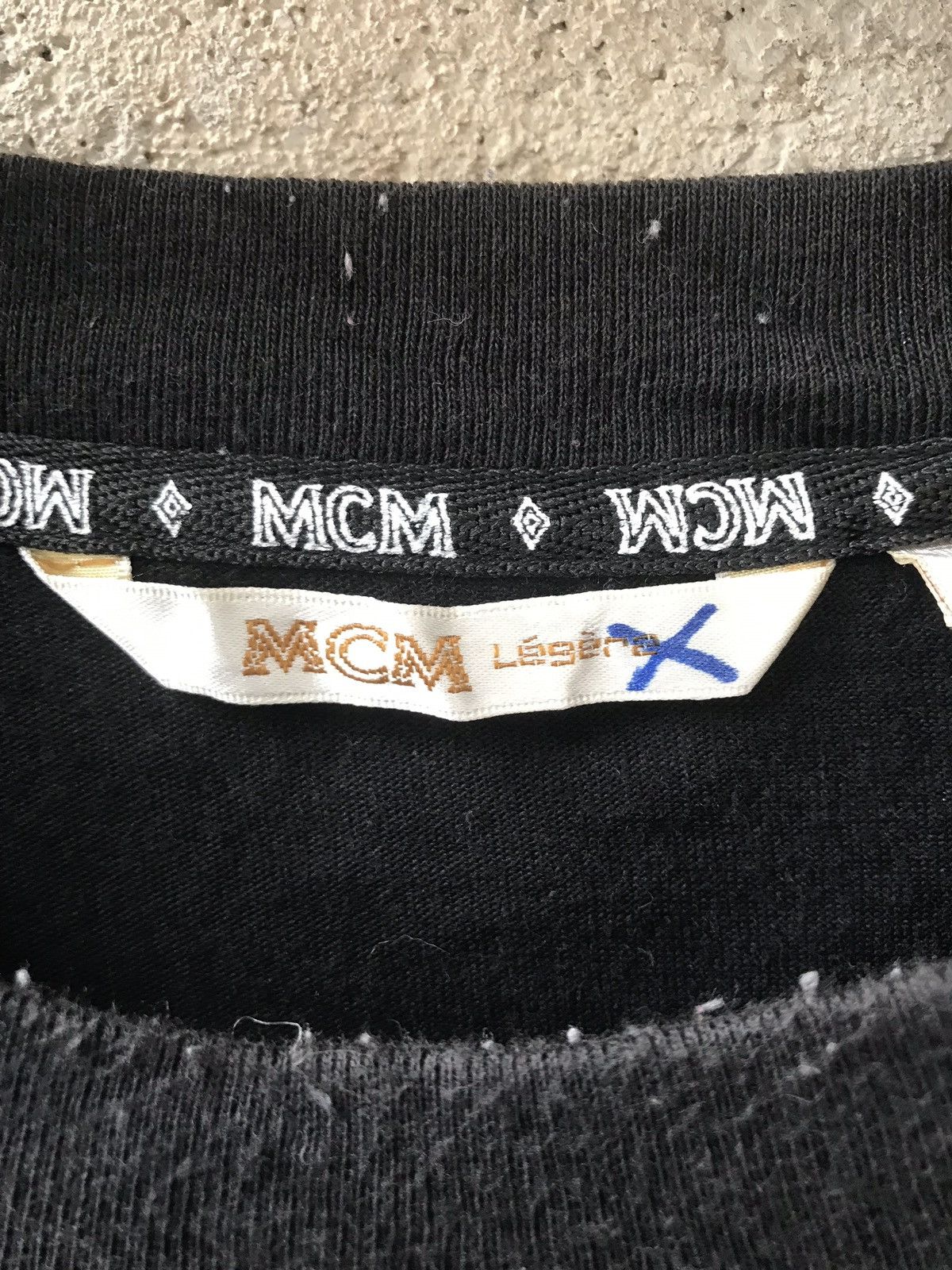 MCM Luxury MCM Legere Chest Striped Big Logo Tee Size US L / EU 52-54 / 3 - 3 Thumbnail