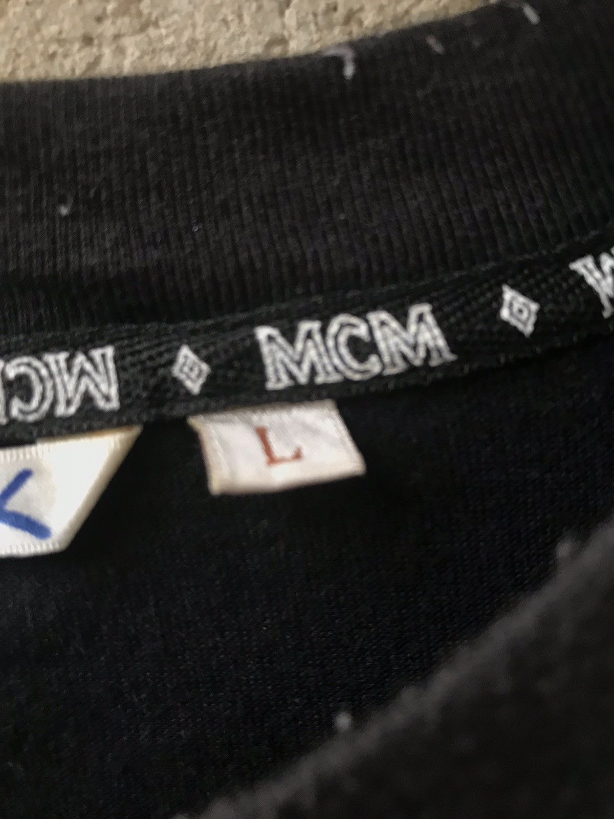 MCM Luxury MCM Legere Chest Striped Big Logo Tee Size US L / EU 52-54 / 3 - 5 Thumbnail
