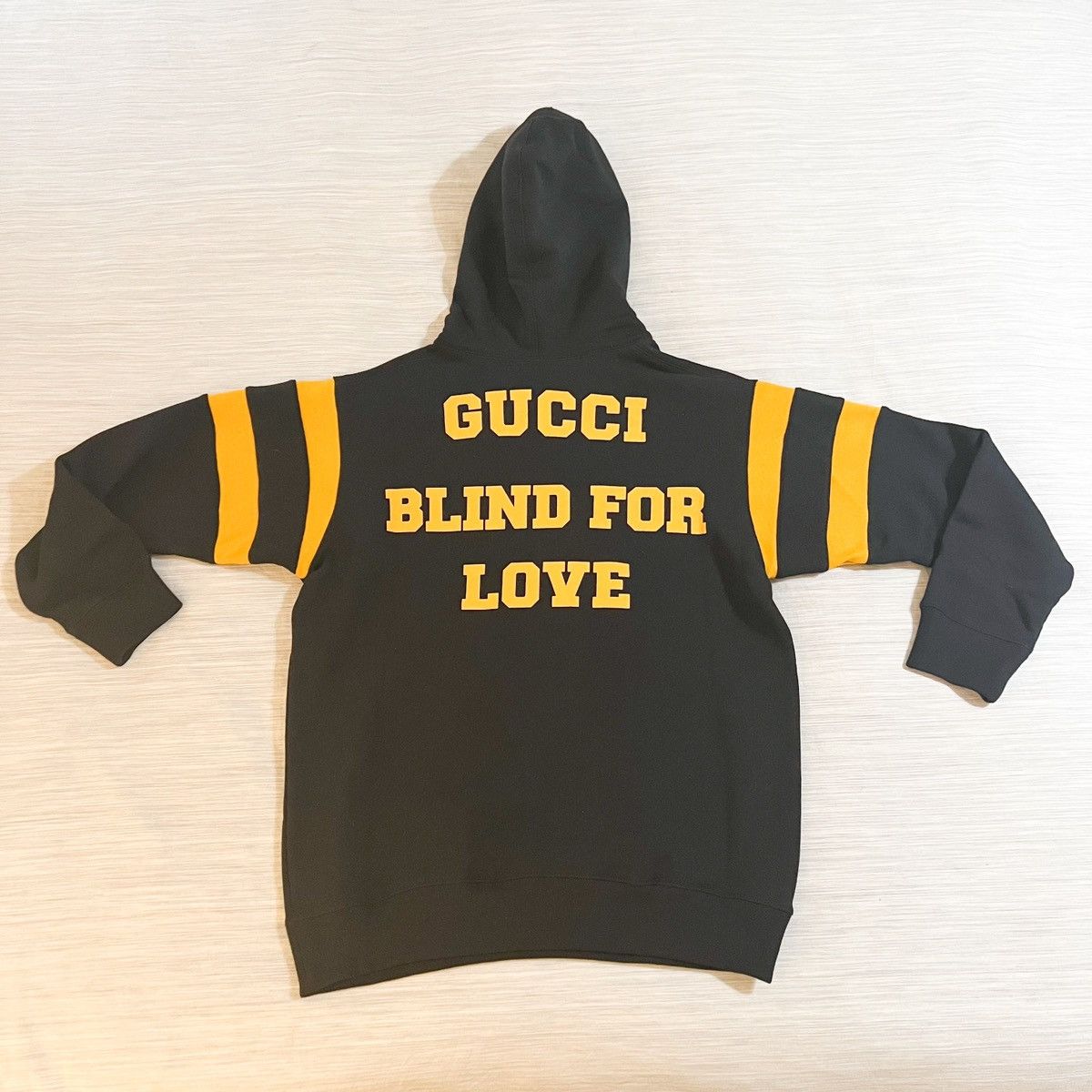 Gucci GUCCI SS21 BLIND FOR LOVE Printing Striped Pullover Hoodie Size US S / EU 44-46 / 1 - 7 Thumbnail