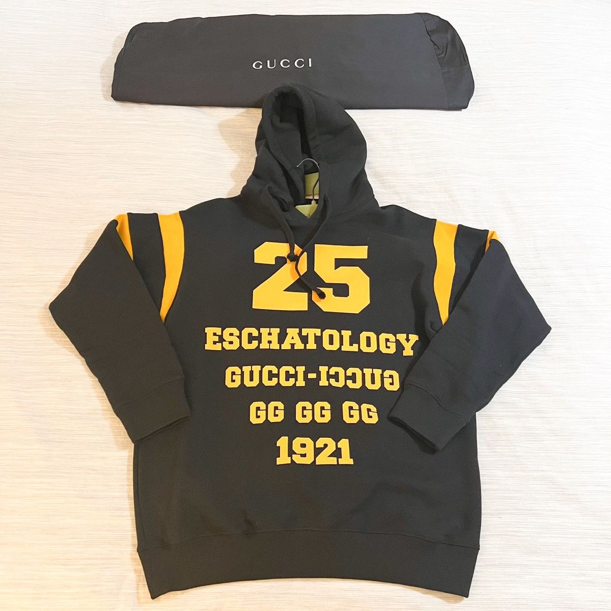 Gucci GUCCI SS21 BLIND FOR LOVE Printing Striped Pullover Hoodie Size US S / EU 44-46 / 1 - 2 Thumbnail