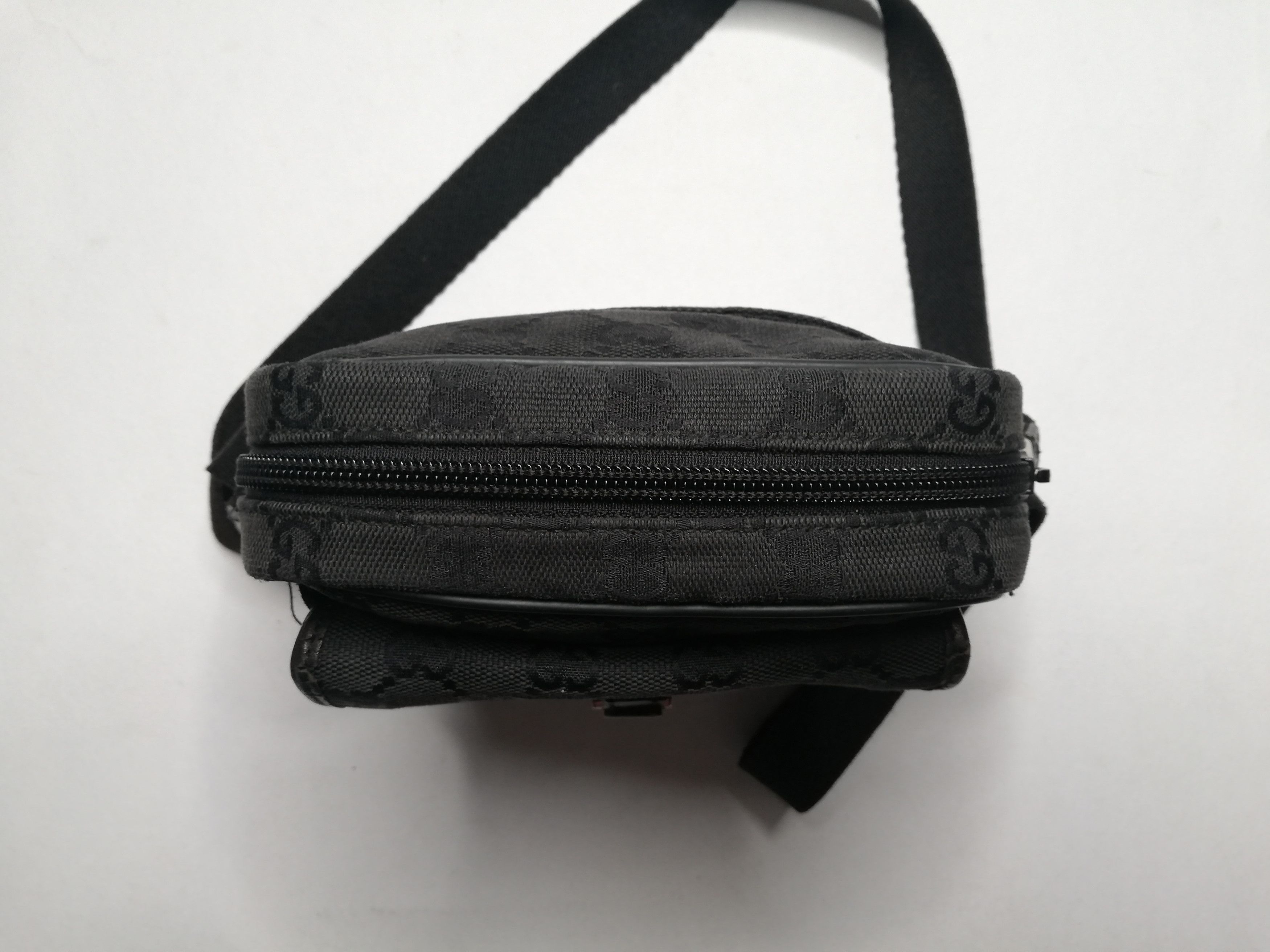 Gucci Gucci Black GG Small Side Crossbody Bag Size ONE SIZE - 7 Thumbnail