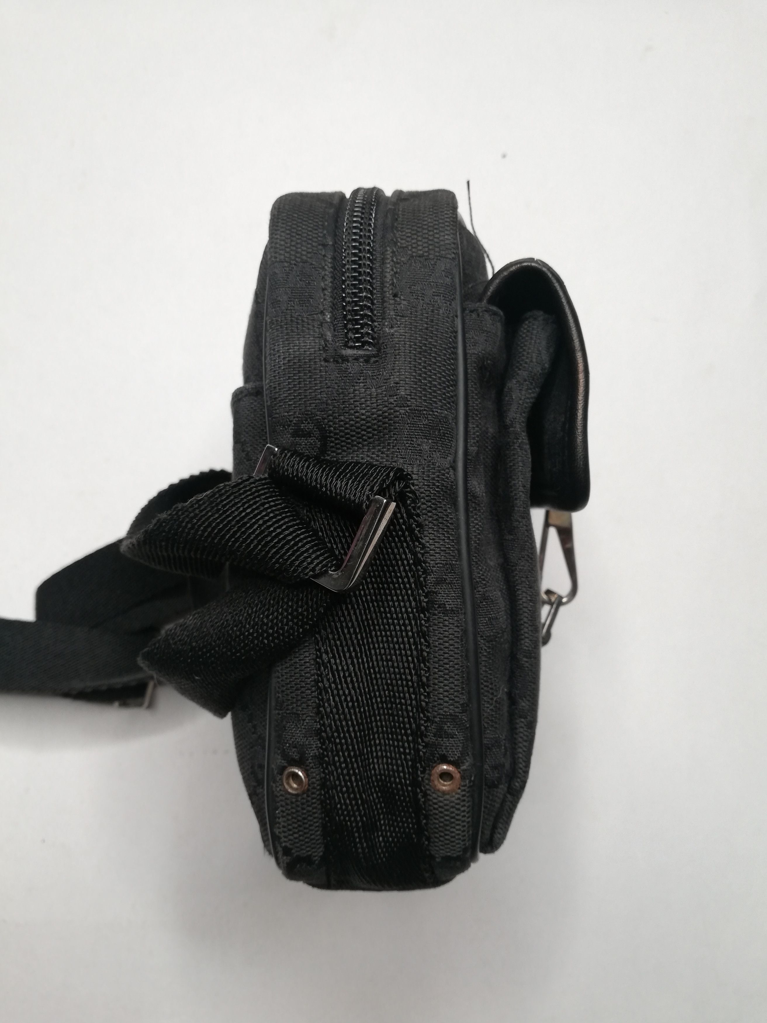Gucci Gucci Black GG Small Side Crossbody Bag Size ONE SIZE - 5 Thumbnail
