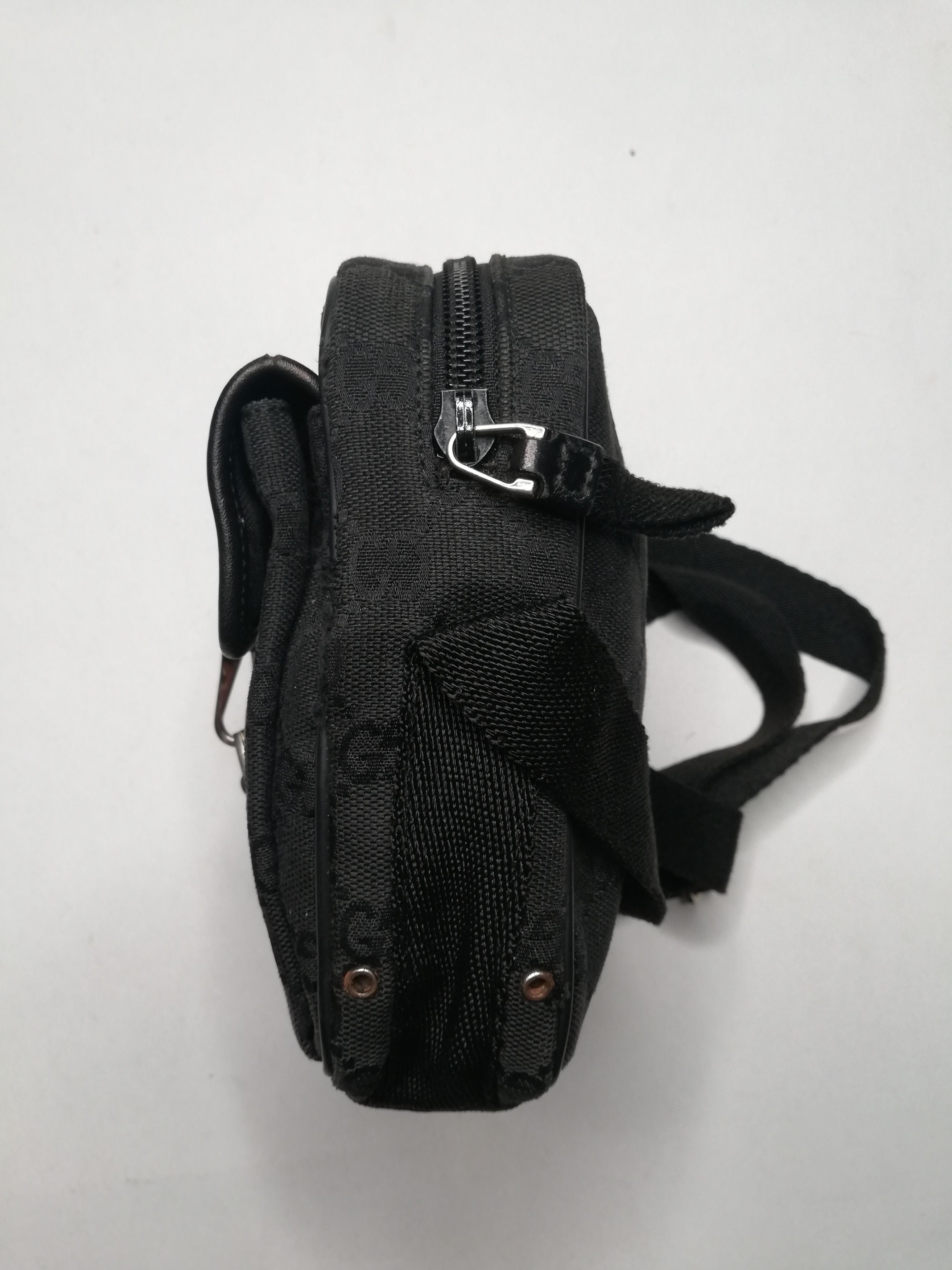 Gucci Gucci Black GG Small Side Crossbody Bag Size ONE SIZE - 4 Thumbnail