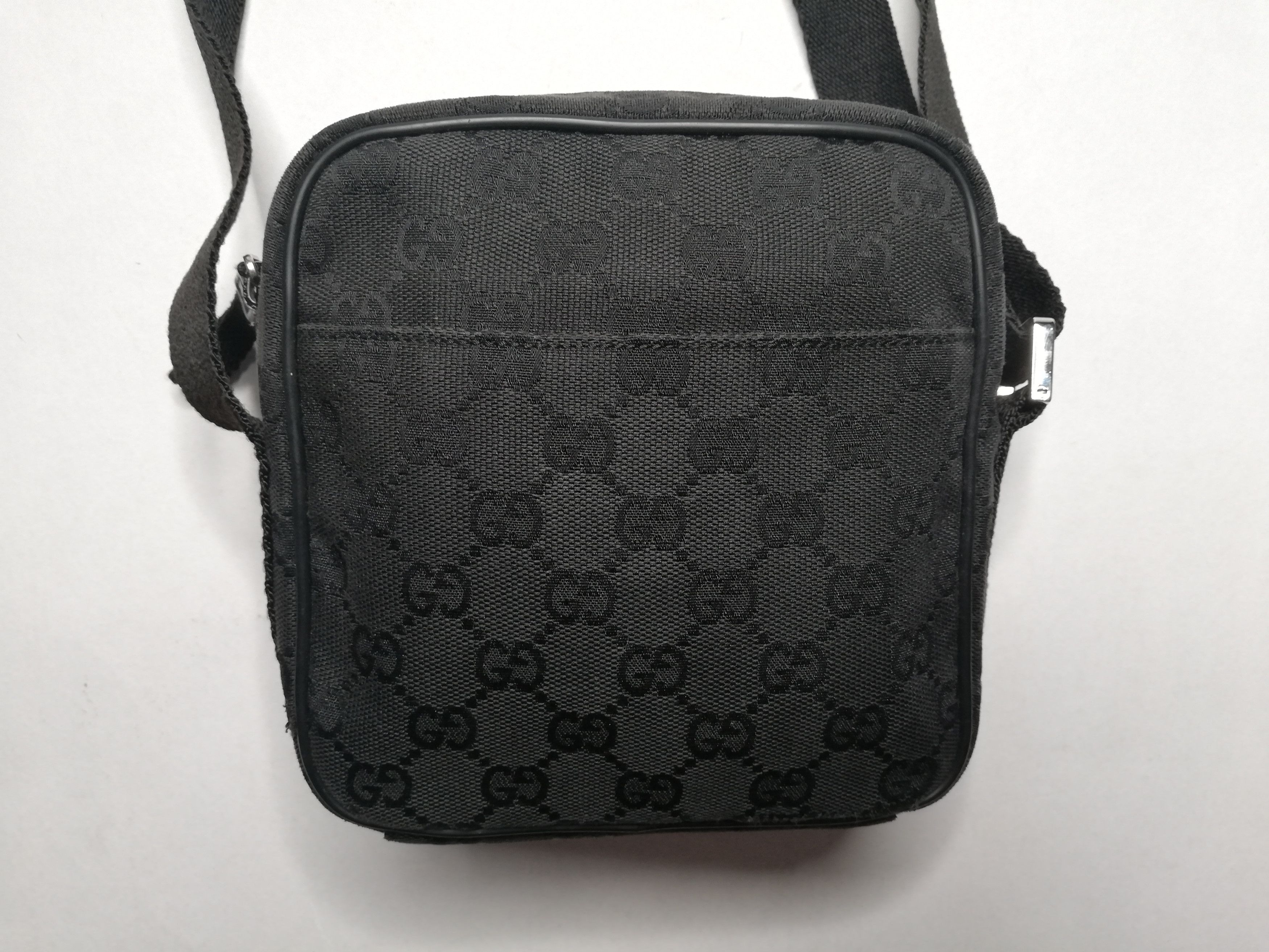 Gucci Gucci Black GG Small Side Crossbody Bag Size ONE SIZE - 3 Thumbnail