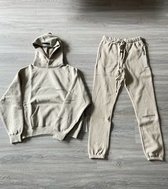 Fear Of God Essentials Hoodie Tan | Grailed