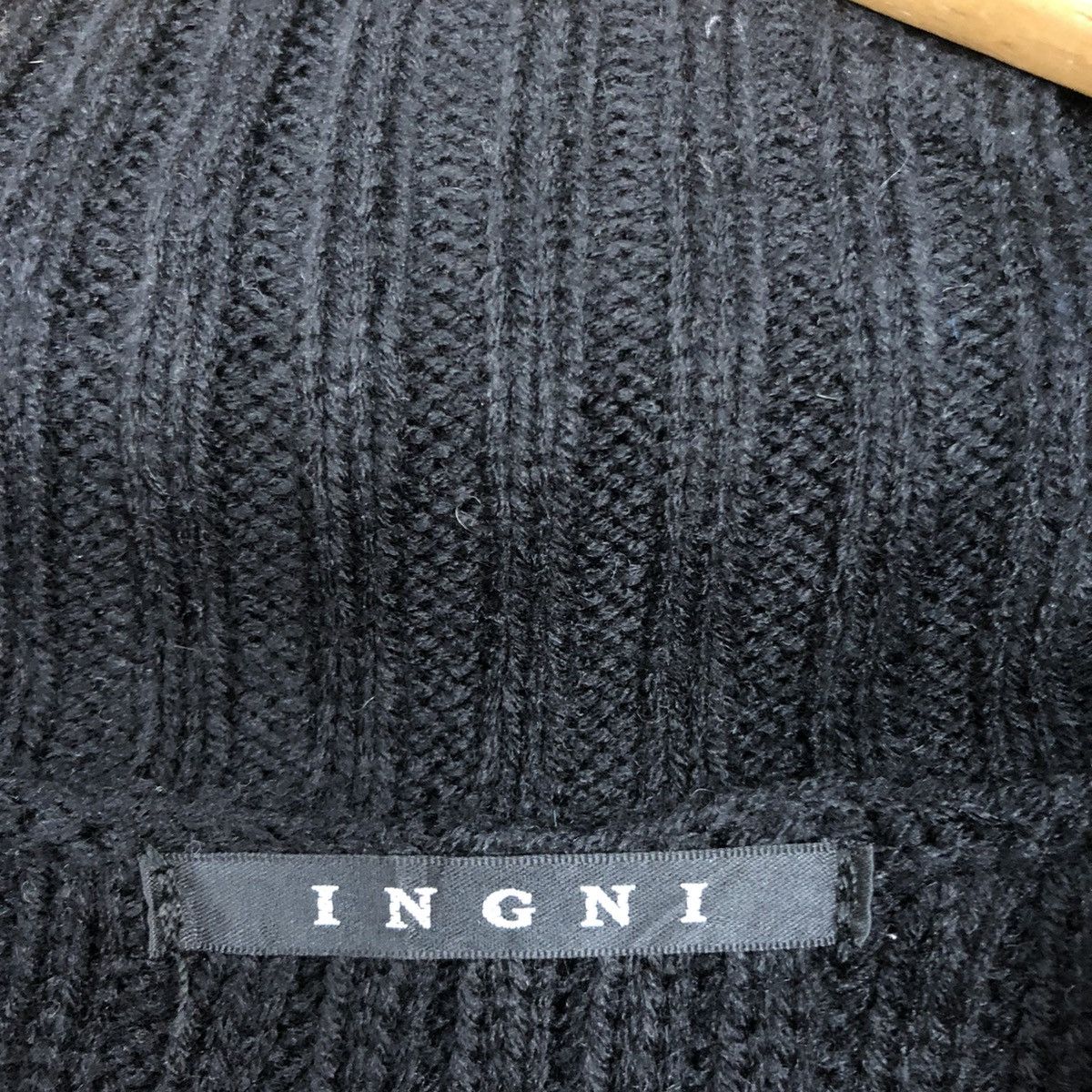 Homespun Knitwear DL Ingni Black checkered Mohair Shag Shaggy Knitwear C1088 Size US M / EU 48-50 / 2 - 10 Thumbnail