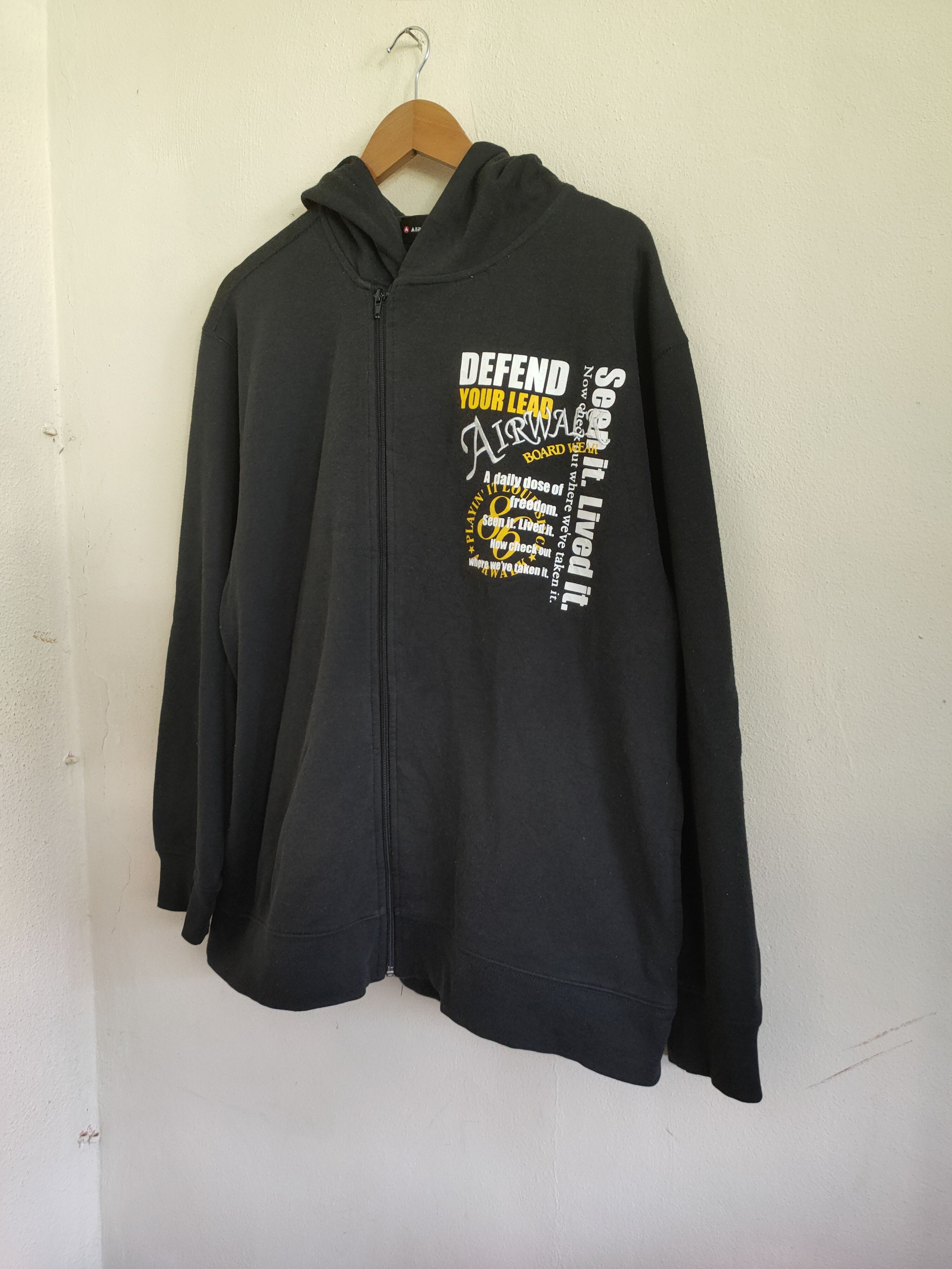Airwalk × Vintage Airwalk Defend your Lead Sweatshirts Hoodie Size US XL / EU 56 / 4 - 6 Thumbnail