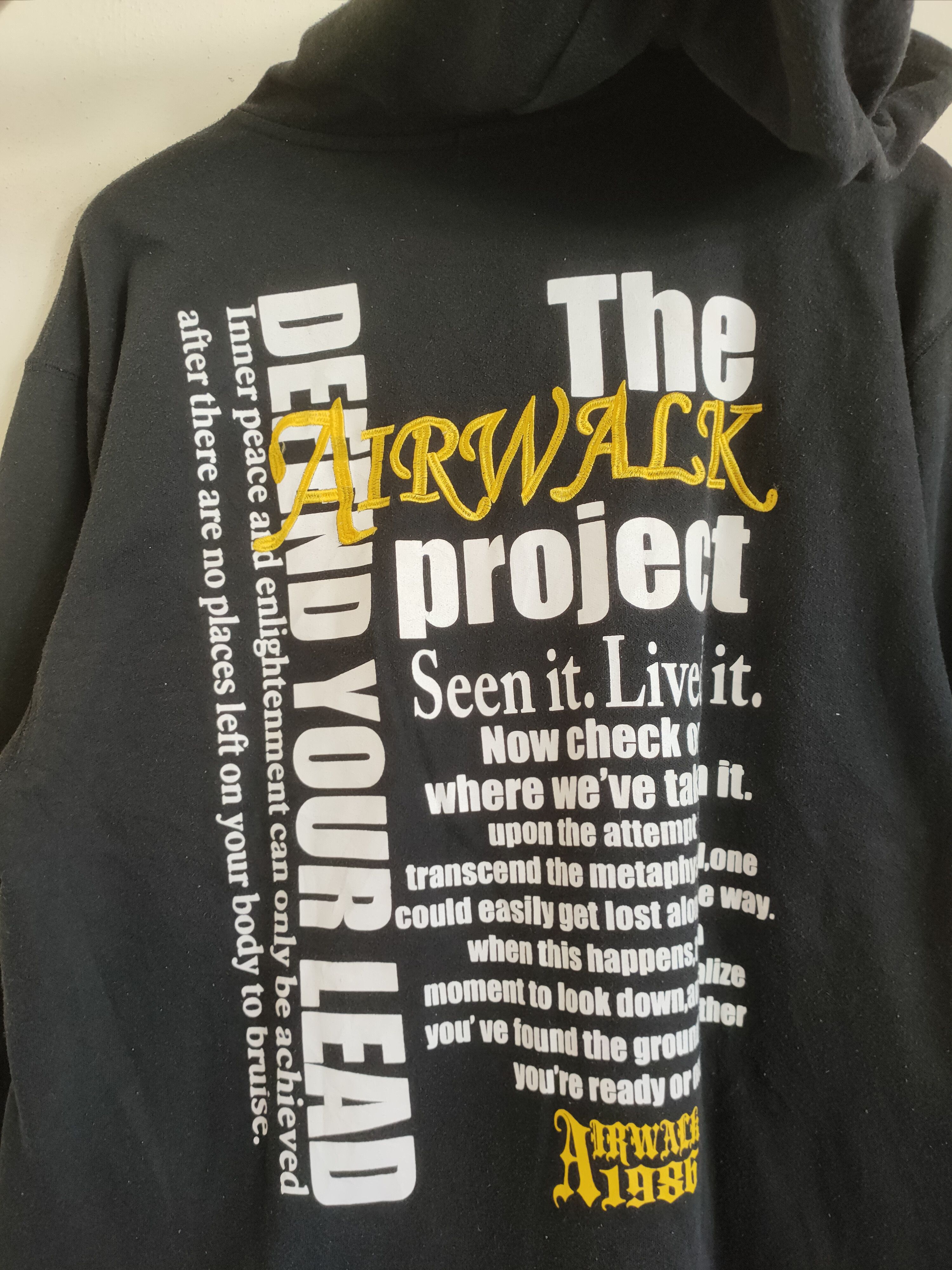 Airwalk × Vintage Airwalk Defend your Lead Sweatshirts Hoodie Size US XL / EU 56 / 4 - 4 Thumbnail