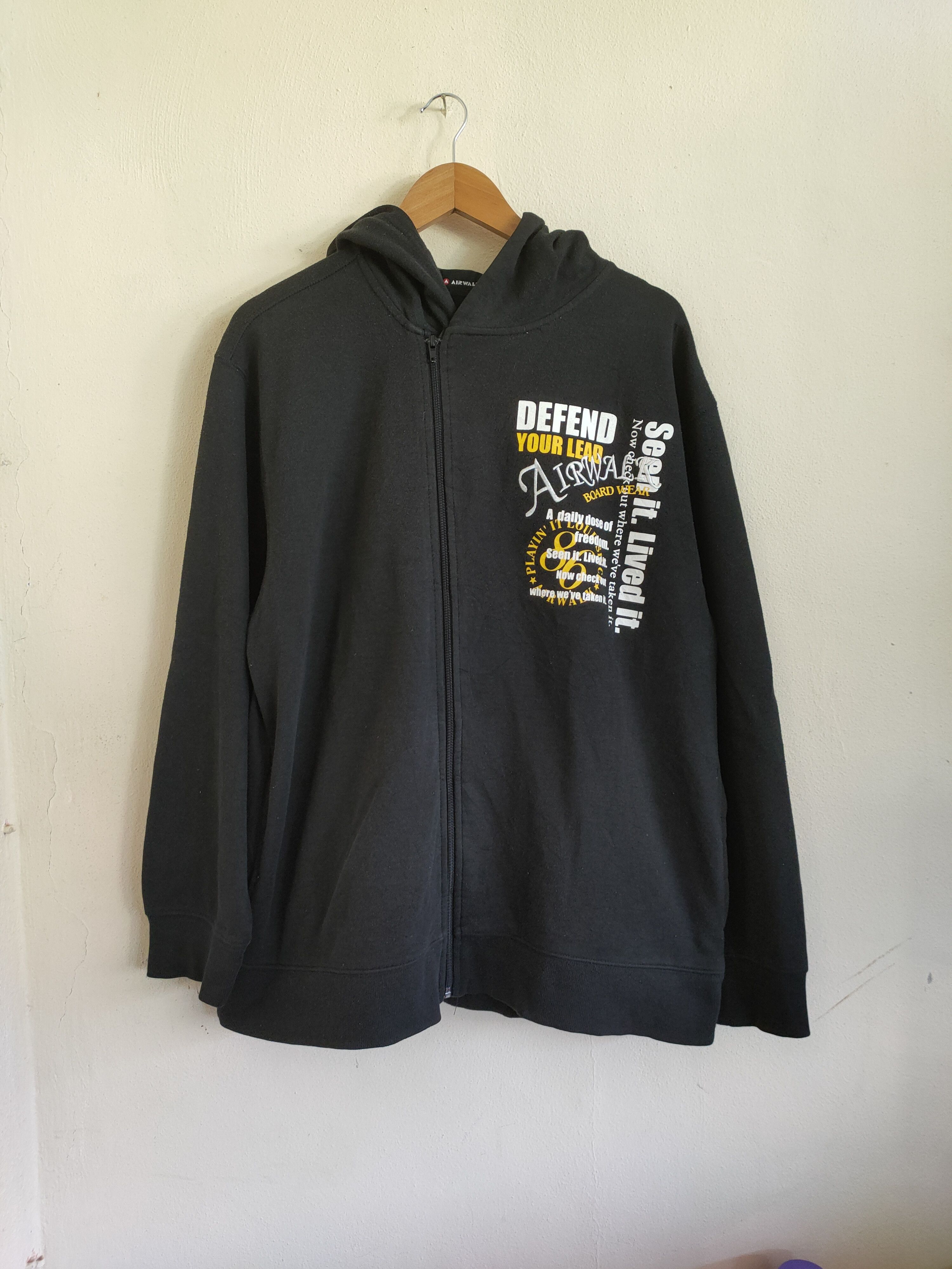Airwalk × Vintage Airwalk Defend your Lead Sweatshirts Hoodie Size US XL / EU 56 / 4 - 2 Thumbnail