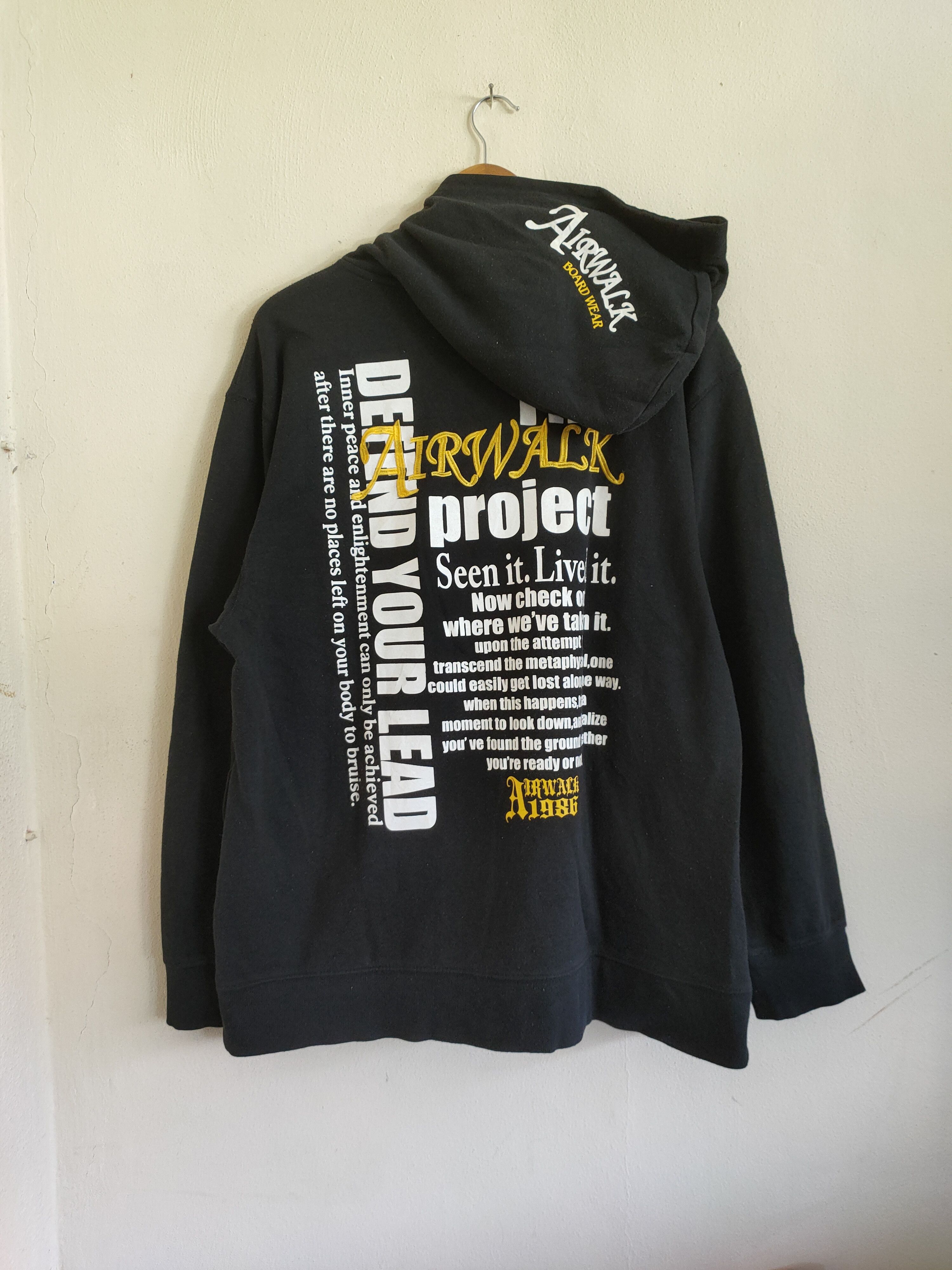 Airwalk × Vintage Airwalk Defend your Lead Sweatshirts Hoodie Size US XL / EU 56 / 4 - 1 Thumbnail