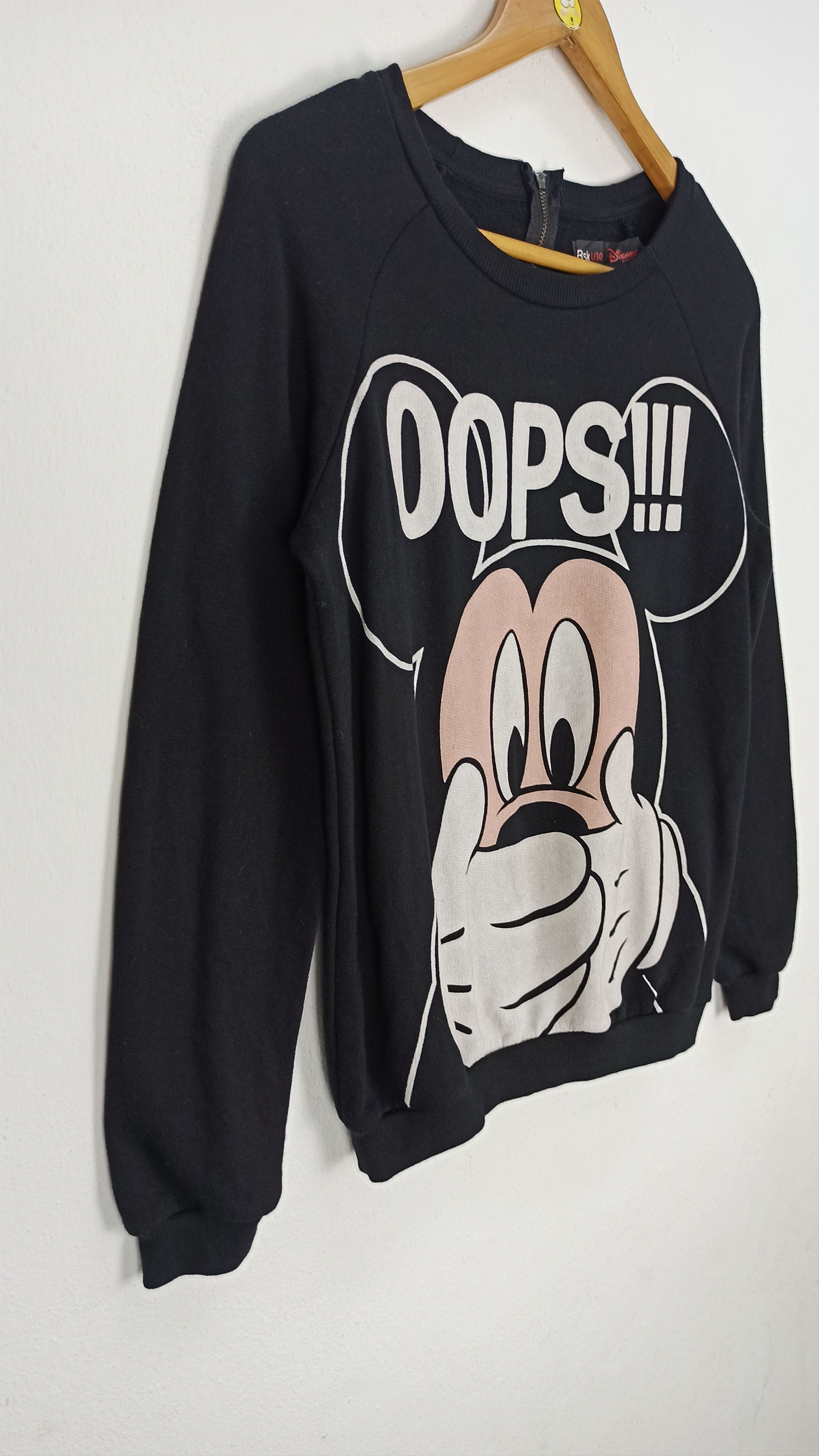 Bershka Rare Mickey Mouse X Bershka Sweatshirt Big Logo Size US L / EU 52-54 / 3 - 2 Thumbnail