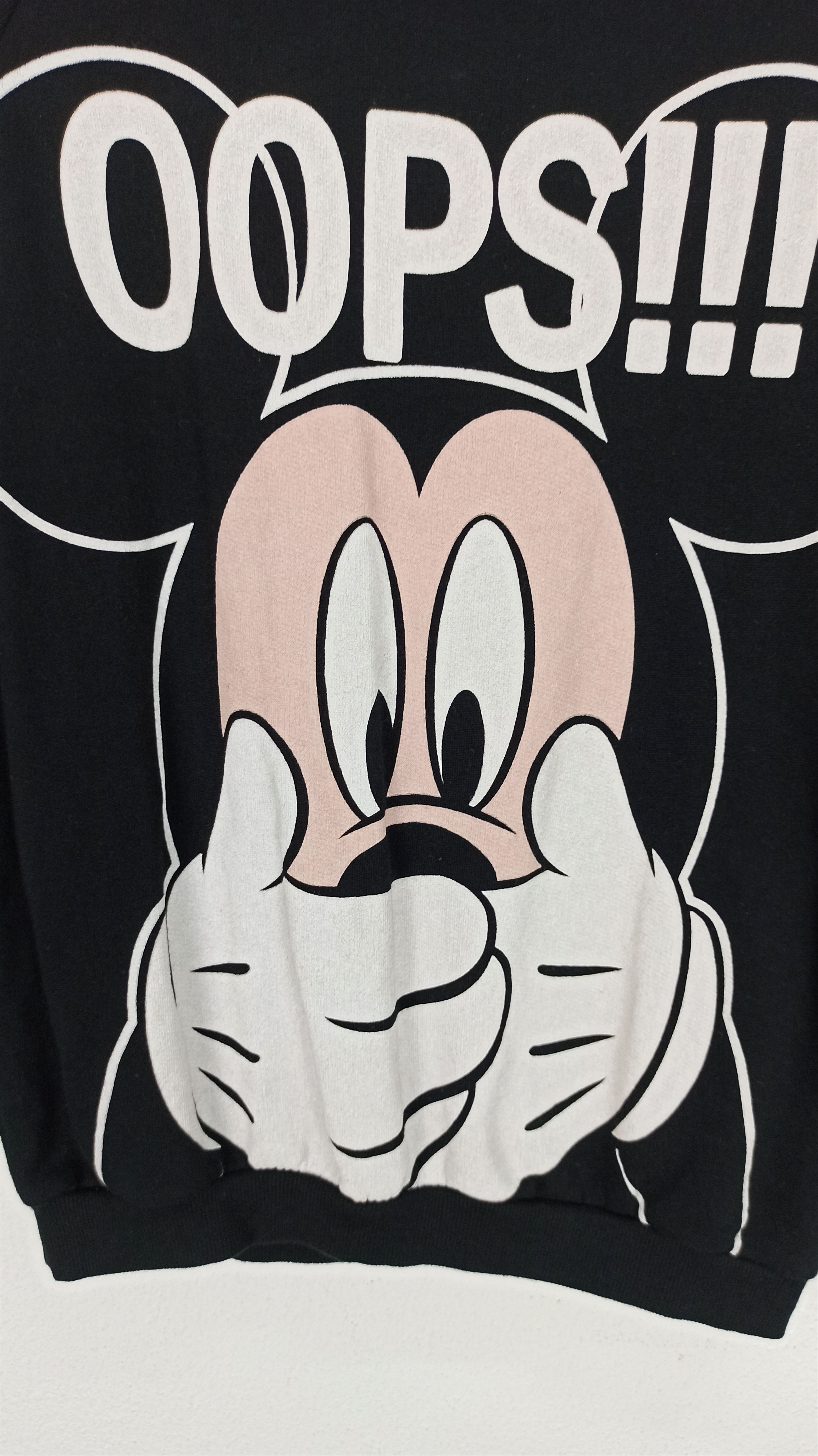 Bershka Rare Mickey Mouse X Bershka Sweatshirt Big Logo Size US L / EU 52-54 / 3 - 3 Thumbnail