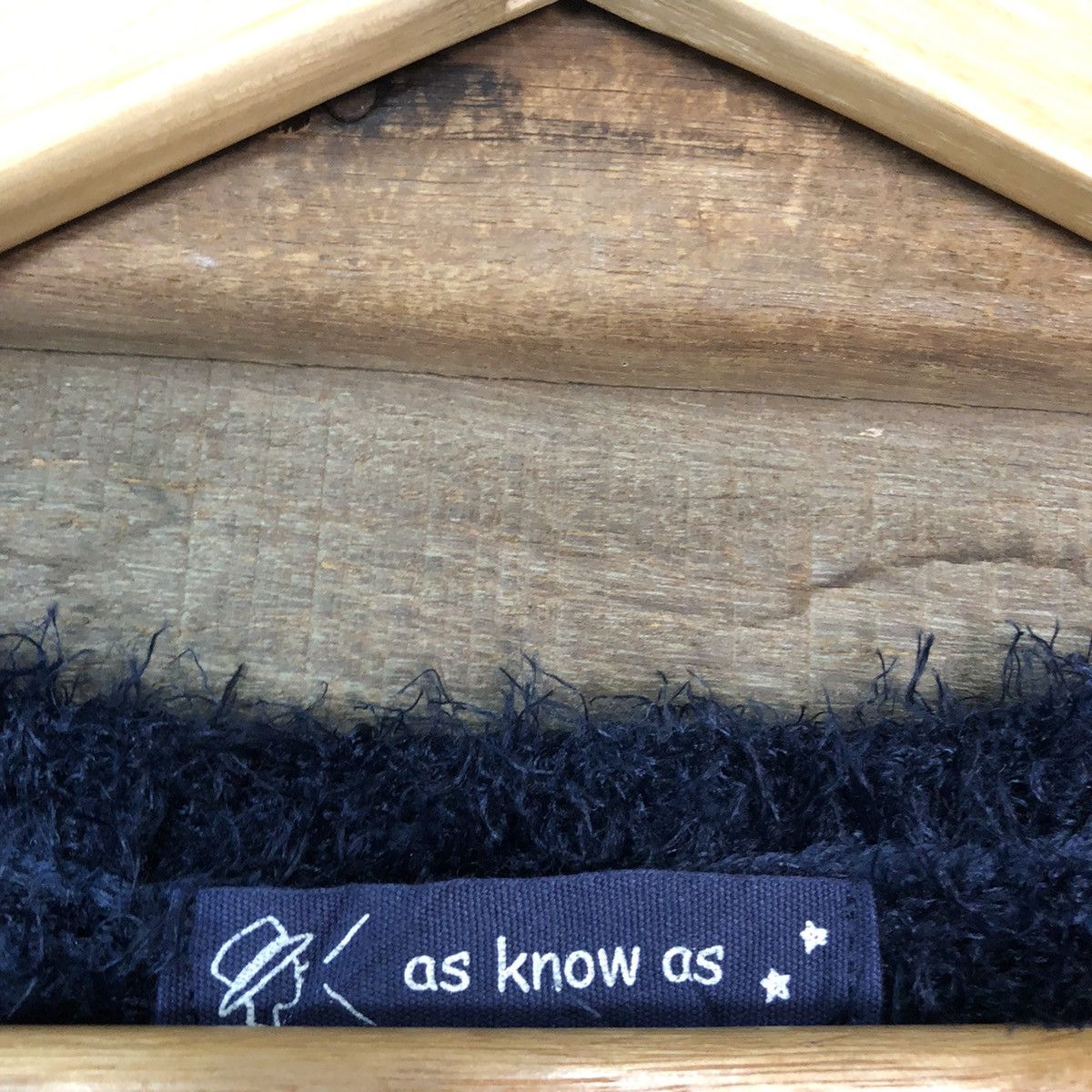Homespun Knitwear DL Japan Dark Blue Mohair Shag Shaggy Knitwear #c1093 Size US S / EU 44-46 / 1 - 10 Thumbnail