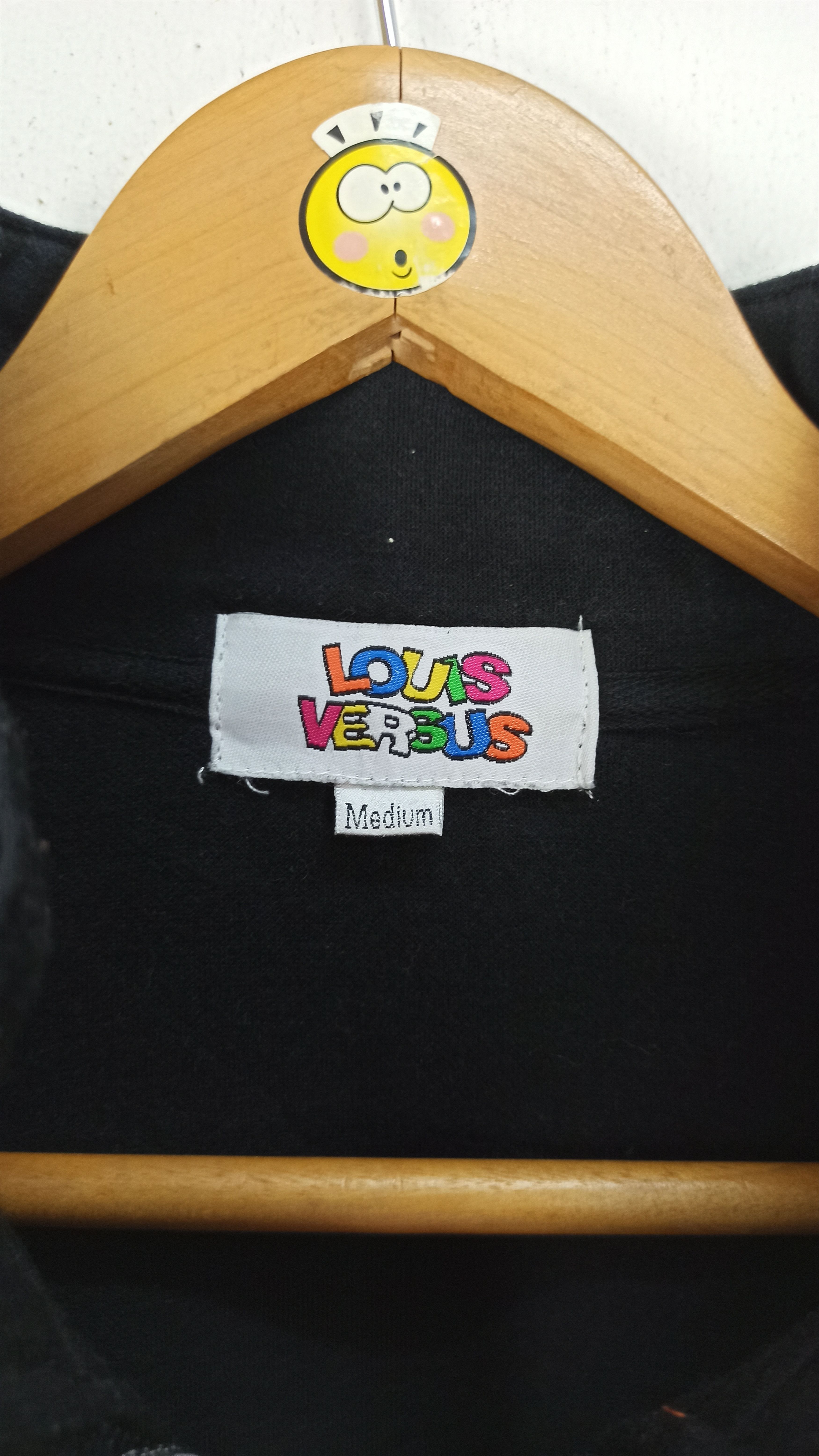 Japanese Brand Vintage LOUIS VERSUS Sweatshirt Embroidered Logo Side Tape Size US M / EU 48-50 / 2 - 4 Thumbnail