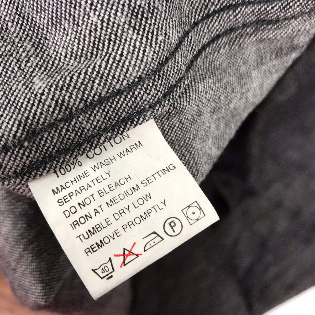 Japanese Brand Japanese Designer Depleted Button Up Workwear Denim Shirt Size US XL / EU 56 / 4 - 9 Thumbnail