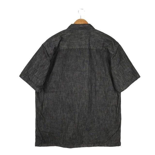 Japanese Brand Japanese Designer Depleted Button Up Workwear Denim Shirt Size US XL / EU 56 / 4 - 2 Thumbnail