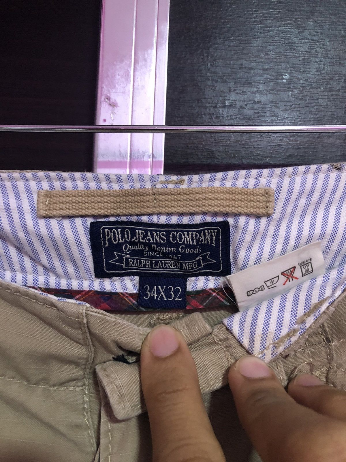 Polo Ralph Lauren Polo Ralph Lauren Cargo Buttonfly Pant Made Japan Size US 34 / EU 50 - 11 Thumbnail