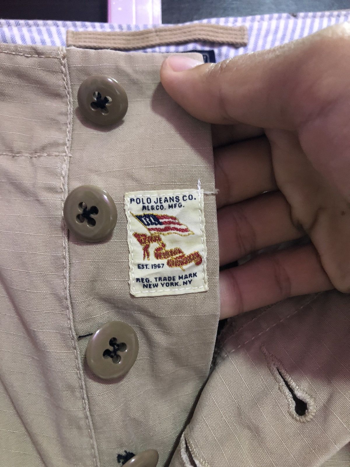 Polo Ralph Lauren Polo Ralph Lauren Cargo Buttonfly Pant Made Japan Size US 34 / EU 50 - 12 Thumbnail