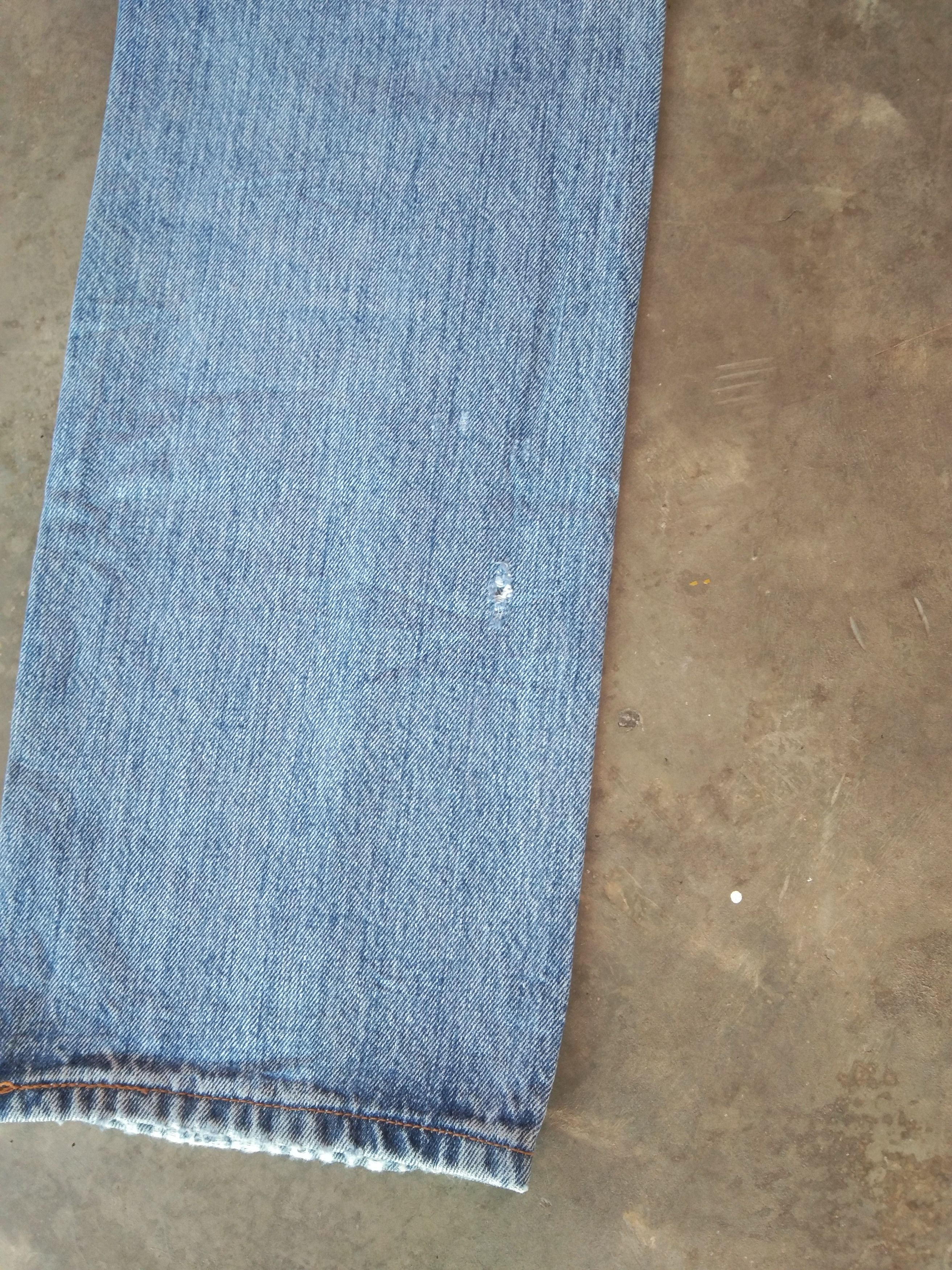 Levi's × Vintage Vintage Levis 501 Light Wash Distressed Jeans 30x30 Size US 30 / EU 46 - 3 Thumbnail