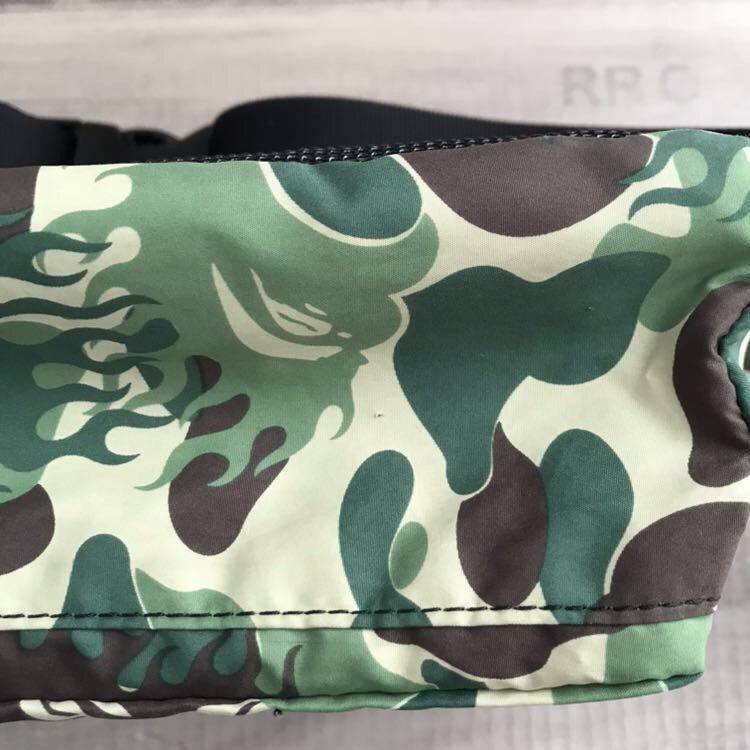 Bape BAPE Fire camo green waist bag flame a bathing ape NIGO Size ONE SIZE - 7 Thumbnail