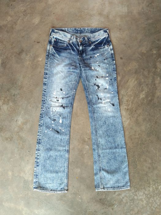 Edwin Vintage Distressed Edwin Painter Jeans Punk Style 31x32.5 | Grailed