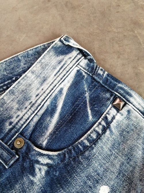 Japanese Brand Vintage Painter Edwin Made In Japan Boot Cut Jeans 31x32 Size US 31 - 4 Thumbnail