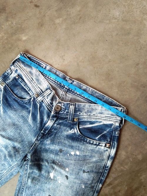 Japanese Brand Vintage Painter Edwin Made In Japan Boot Cut Jeans 31x32 Size US 31 - 6 Thumbnail