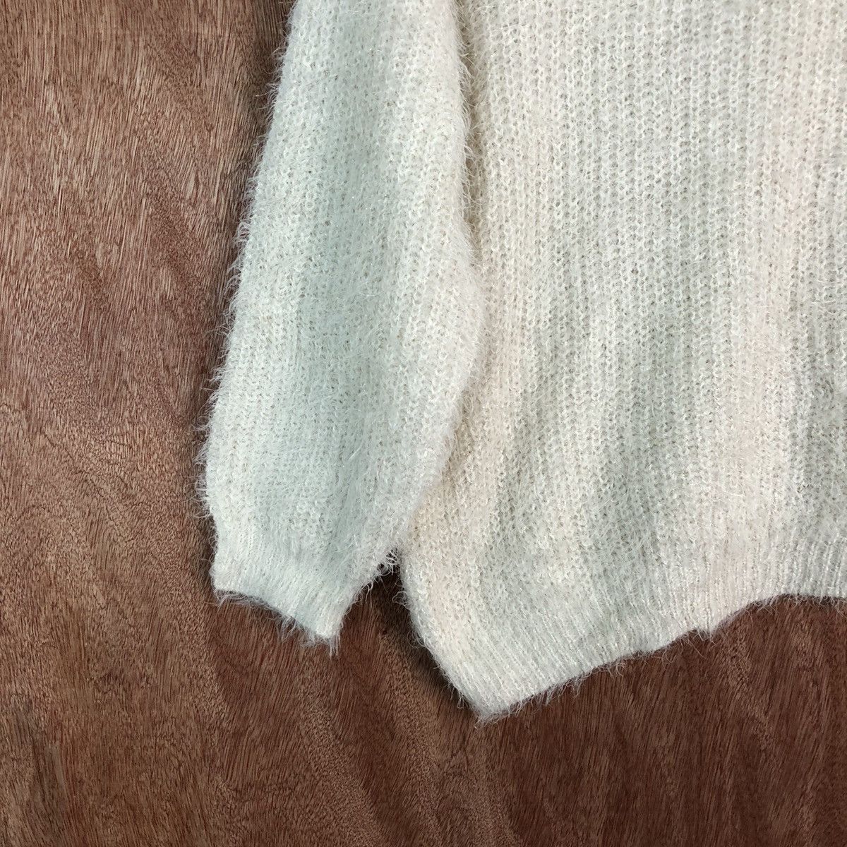 Homespun Knitwear × Japanese Brand Chocol Raffine & Rebeo Shag Shaggy Fur Mohair Knitwear #6618 Size M / US 6-8 / IT 42-44 - 4 Thumbnail