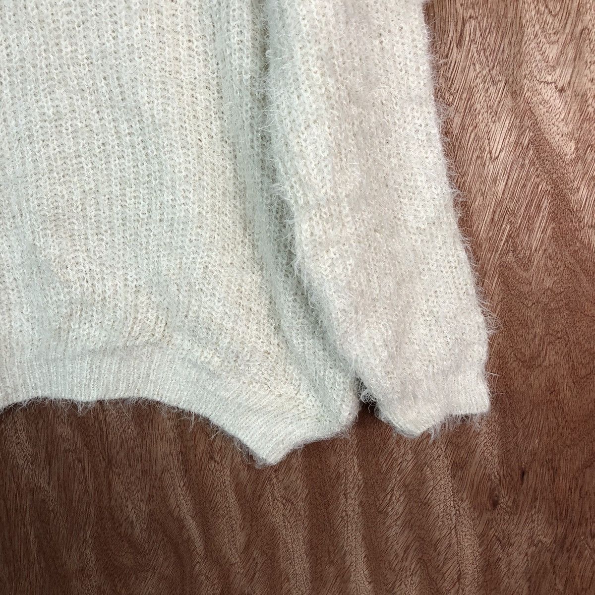 Homespun Knitwear × Japanese Brand Chocol Raffine & Rebeo Shag Shaggy Fur Mohair Knitwear #6618 Size M / US 6-8 / IT 42-44 - 5 Thumbnail