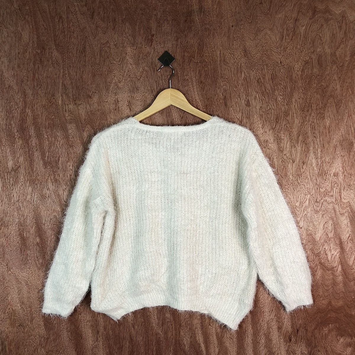 Homespun Knitwear × Japanese Brand Chocol Raffine & Rebeo Shag Shaggy Fur Mohair Knitwear #6618 Size M / US 6-8 / IT 42-44 - 9 Thumbnail