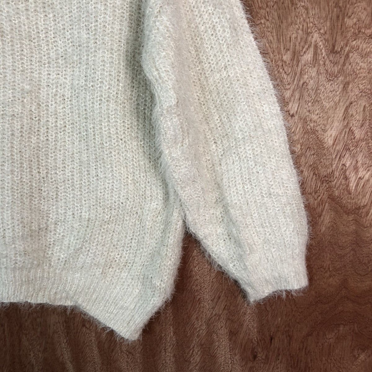 Homespun Knitwear × Japanese Brand Chocol Raffine & Rebeo Shag Shaggy Fur Mohair Knitwear #6618 Size M / US 6-8 / IT 42-44 - 11 Thumbnail