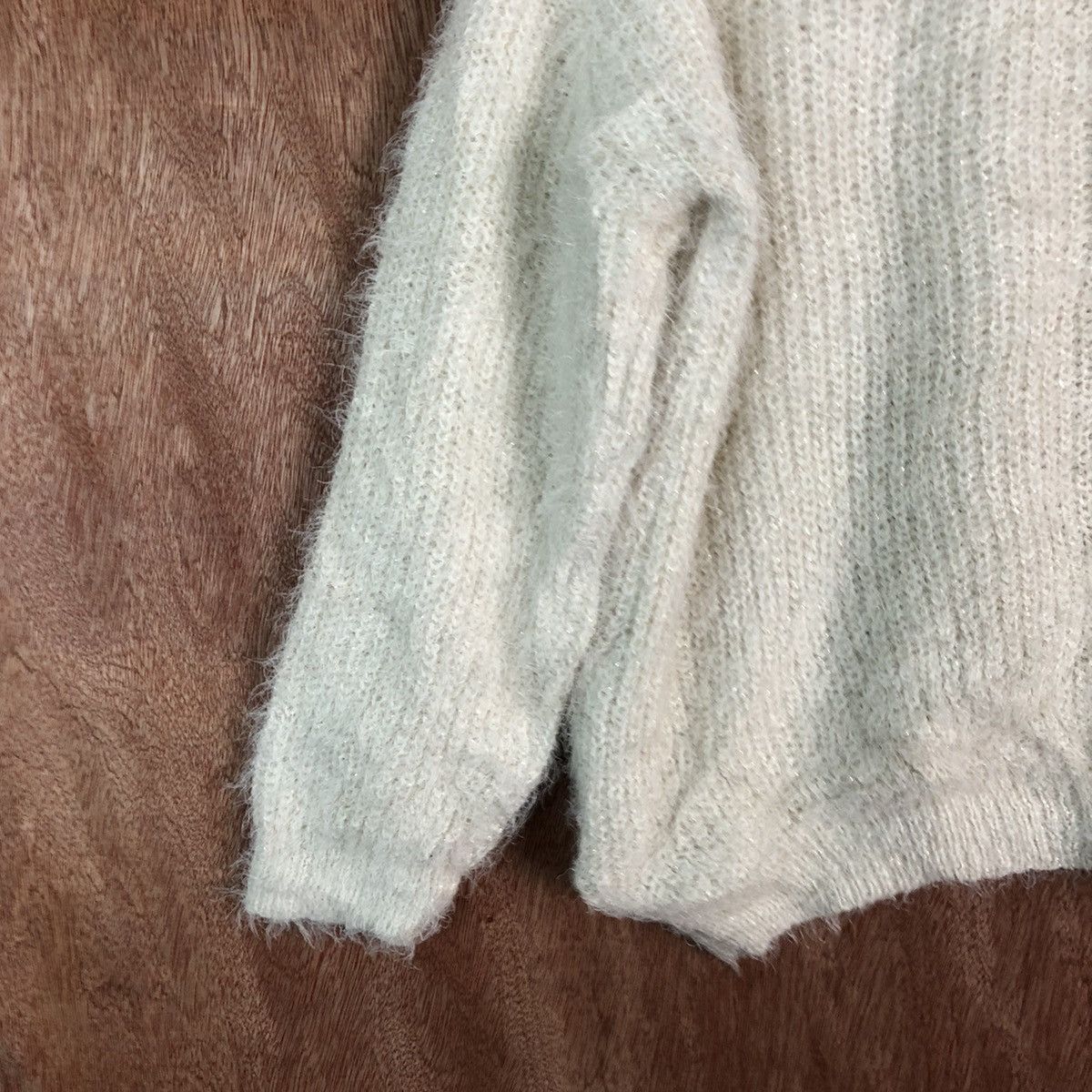 Homespun Knitwear × Japanese Brand Chocol Raffine & Rebeo Shag Shaggy Fur Mohair Knitwear #6618 Size M / US 6-8 / IT 42-44 - 10 Thumbnail