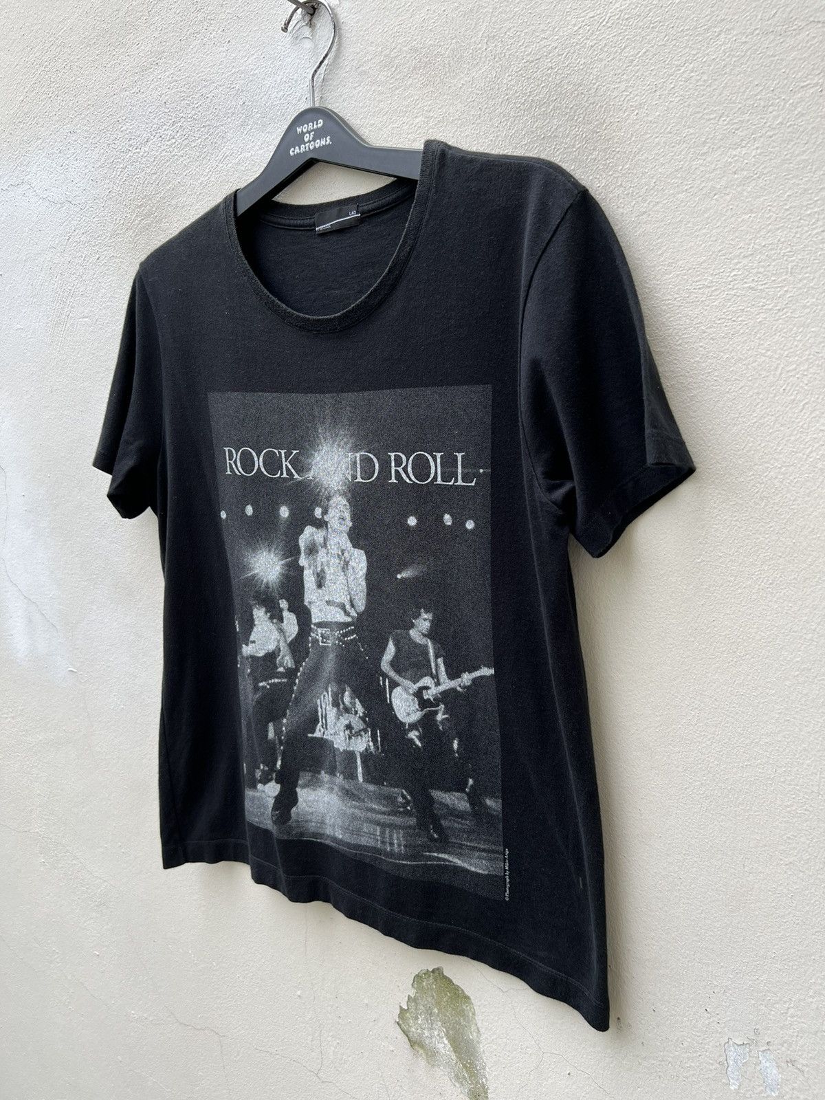 Band Tees × Lad Musician × The Rolling Stones Lad Musician X Rolling Stones " Rock & Roll " Black t Shirt Size US M / EU 48-50 / 2 - 9 Thumbnail