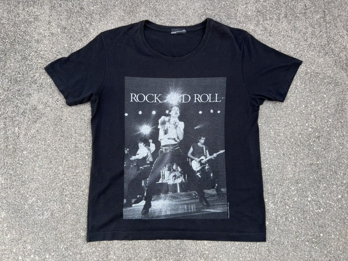 Band Tees × Lad Musician × The Rolling Stones Lad Musician X Rolling Stones " Rock & Roll " Black t Shirt Size US M / EU 48-50 / 2 - 1 Thumbnail