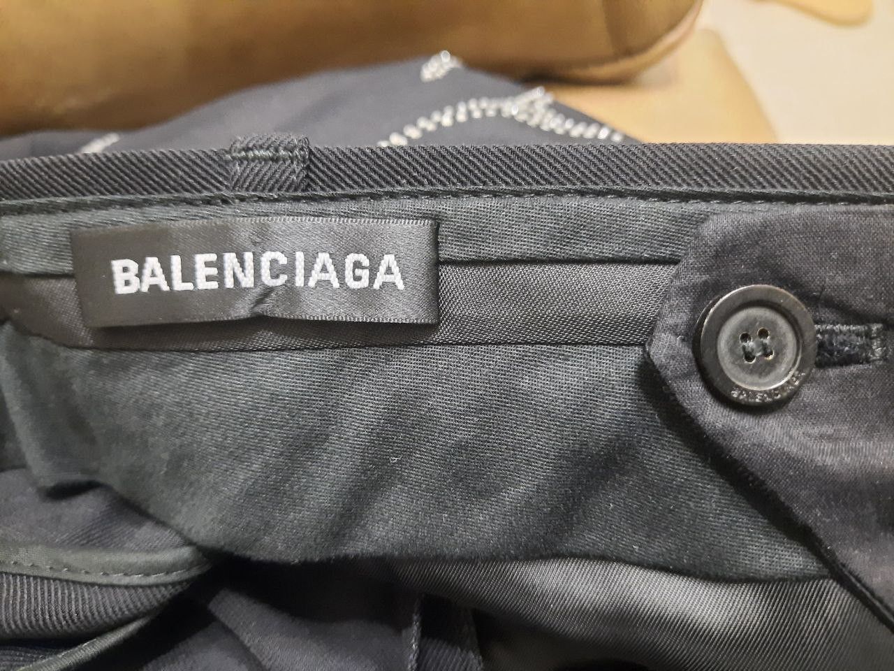 Balenciaga *New* SS19 Runway Eiffel Tower Crystal Pants Trousers Size US 28 / EU 44 - 5 Thumbnail