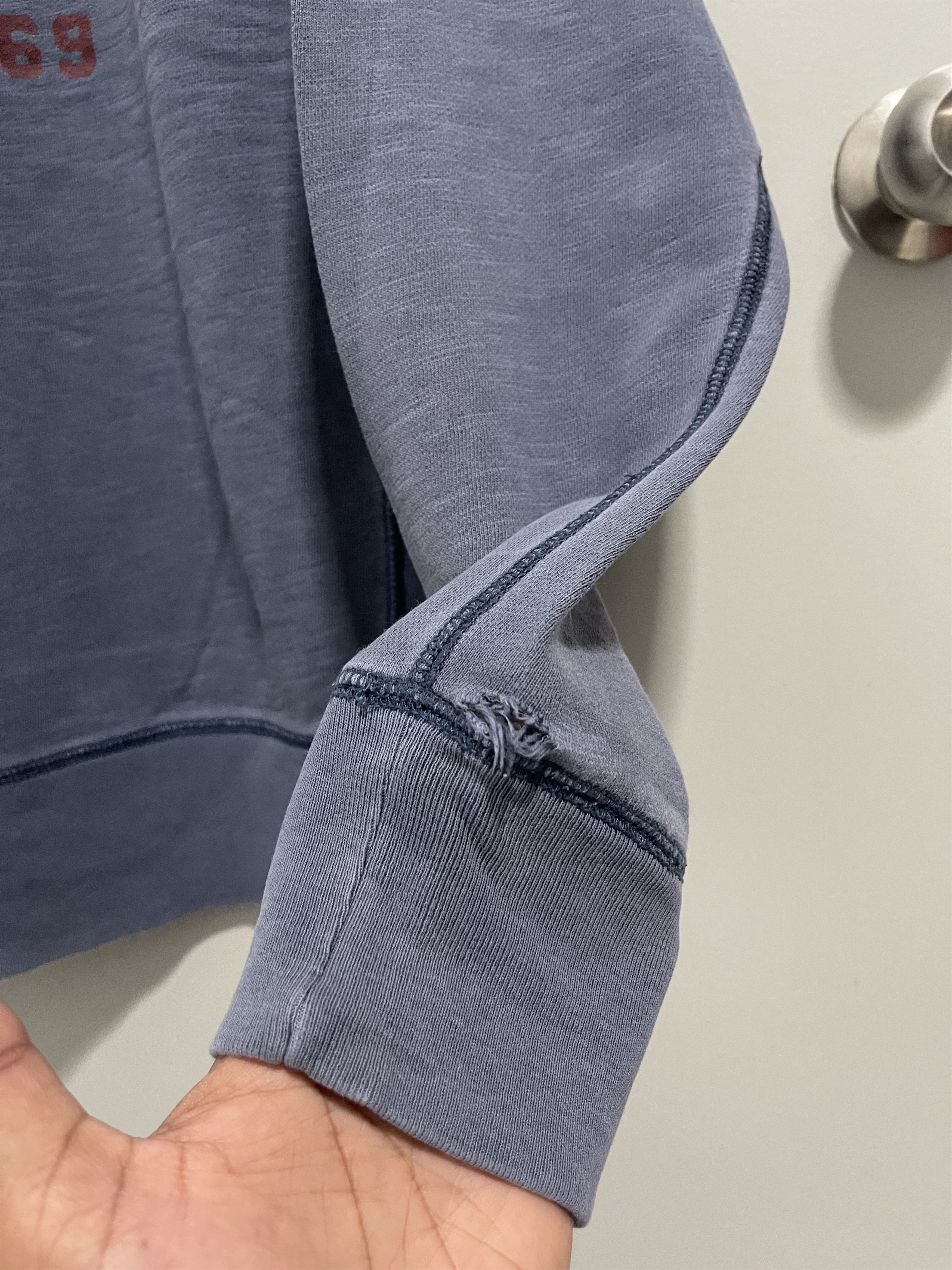 Gap × Vintage Distressed Gap Usa Eagles Big Logo Sun Faded Sweatshirt Size US S / EU 44-46 / 1 - 5 Thumbnail