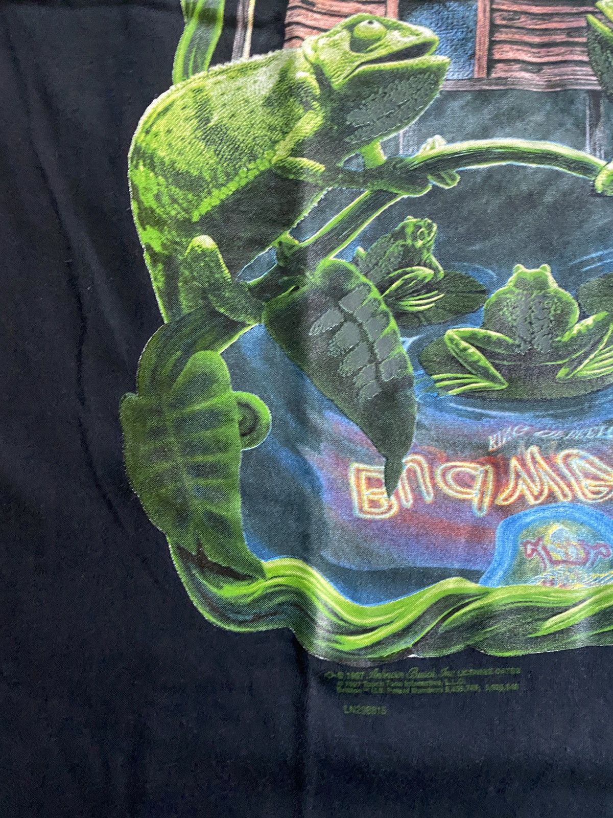 Budweiser × Vintage Vintage 90’s Budweiser Iguanas Wild Oats Voice Box Tee Size US XL / EU 56 / 4 - 9 Thumbnail