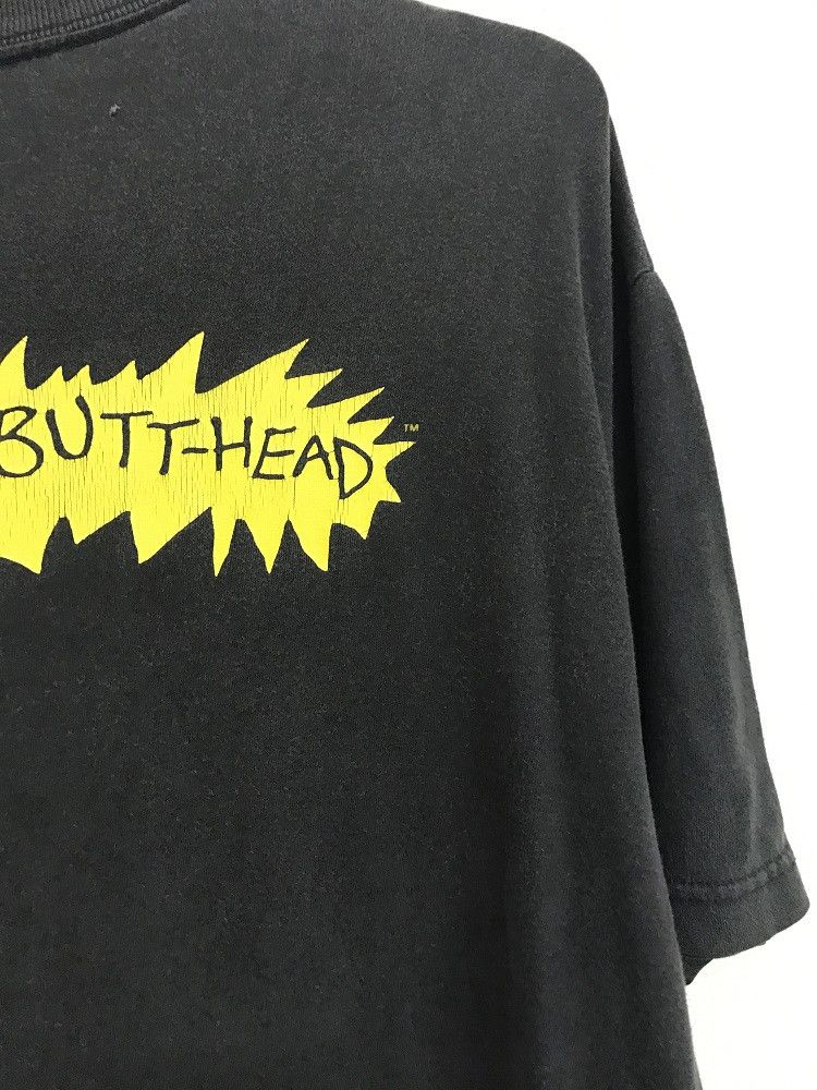 Band Tees 1997 Metallica Beaves and Butt-Head MTV Faded Band t shirt Size US L / EU 52-54 / 3 - 14 Thumbnail
