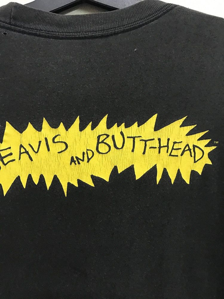 Band Tees 1997 Metallica Beaves and Butt-Head MTV Faded Band t shirt Size US L / EU 52-54 / 3 - 13 Thumbnail