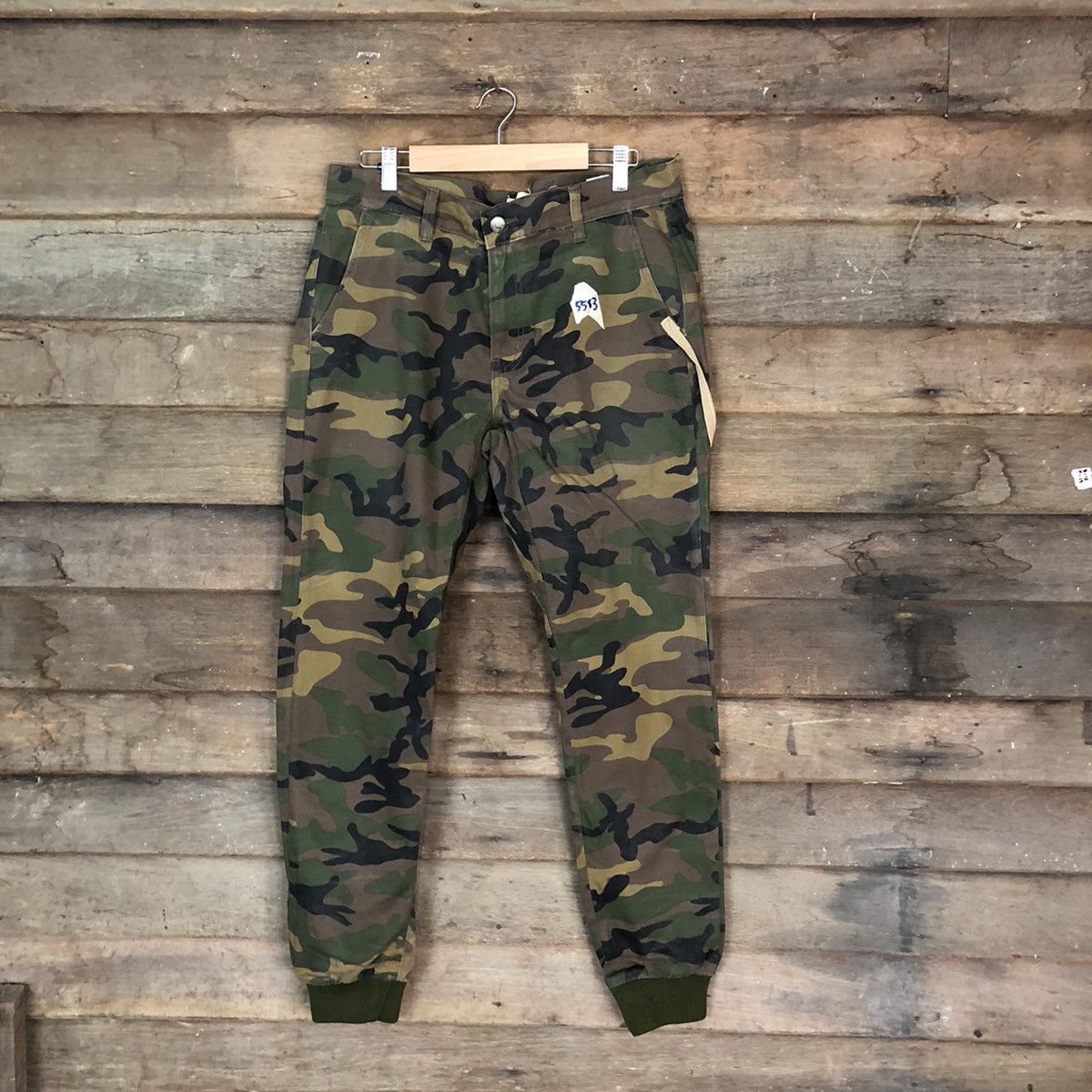 RusticDime Joggers custom Camo streetwear Pants #5583