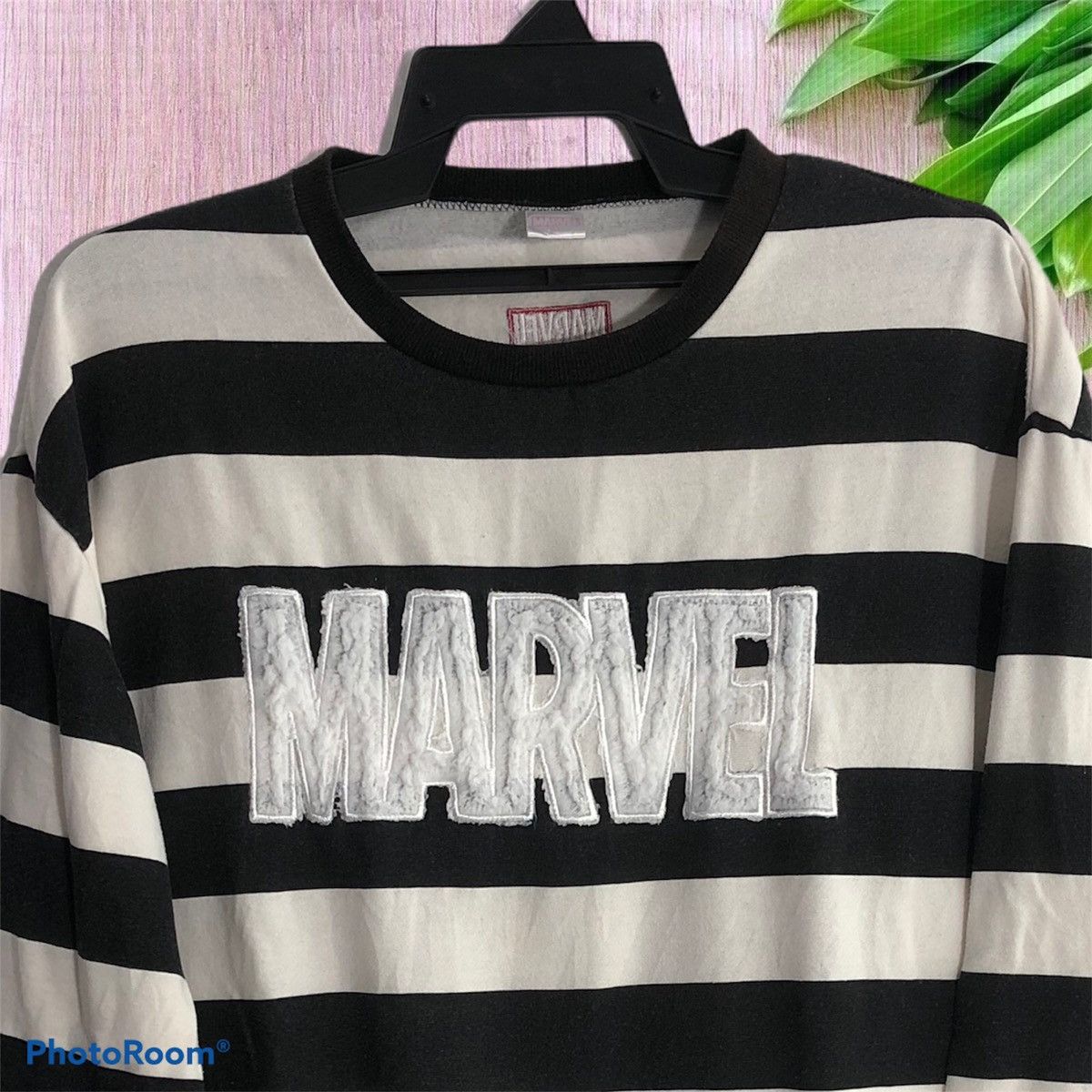 Marvel Comics Vintage Marvel Black White center logo sweater Size US M / EU 48-50 / 2 - 2 Thumbnail