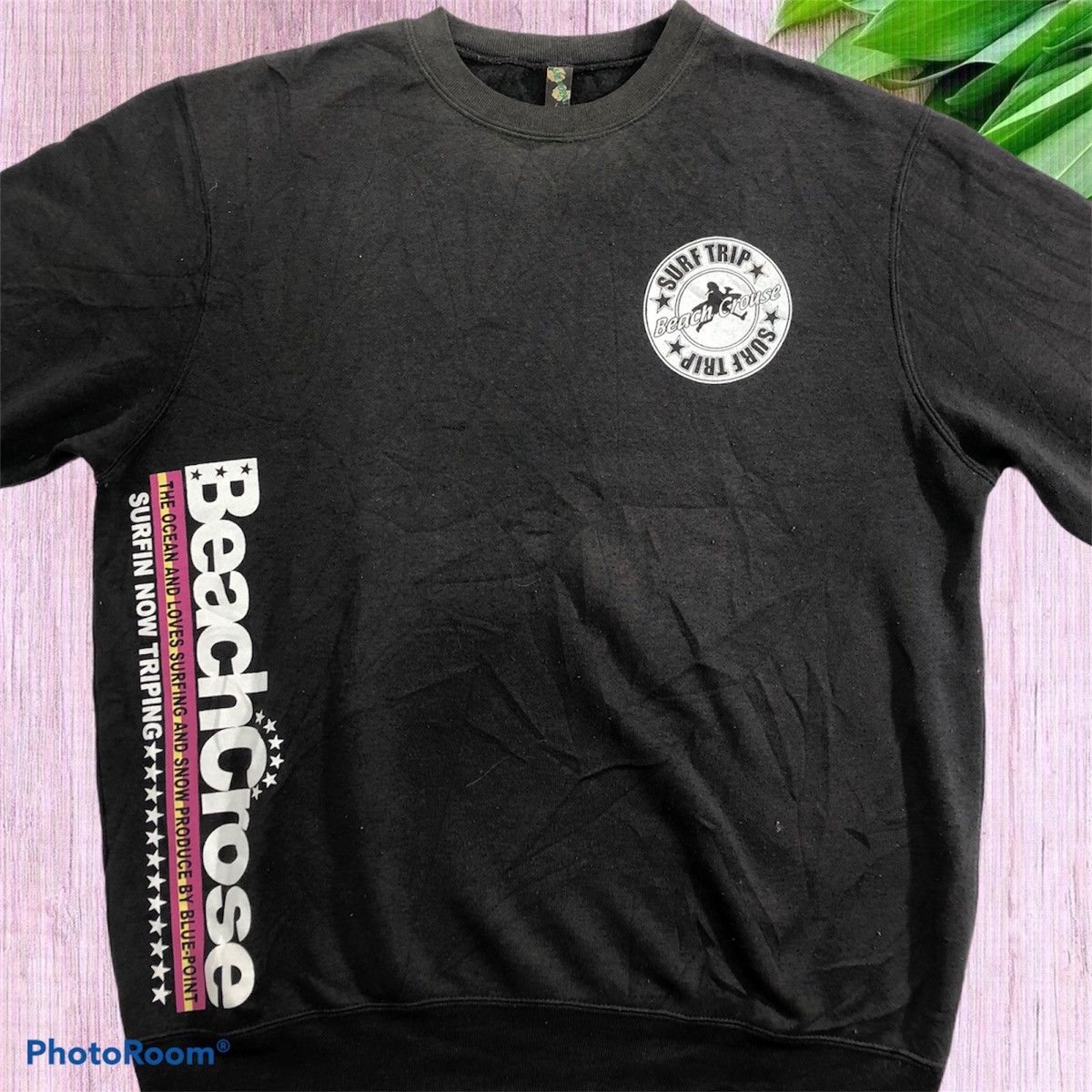 Japanese Brand Blue point surf trip sweatshirt Size US L / EU 52-54 / 3 - 2 Thumbnail