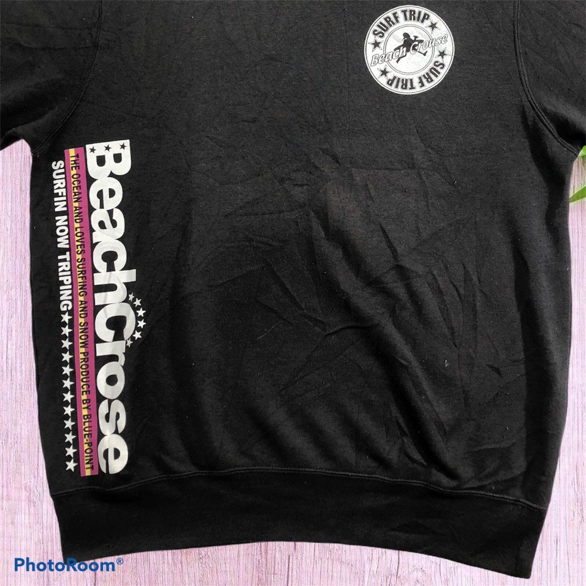 Japanese Brand Blue point surf trip sweatshirt Size US L / EU 52-54 / 3 - 5 Thumbnail