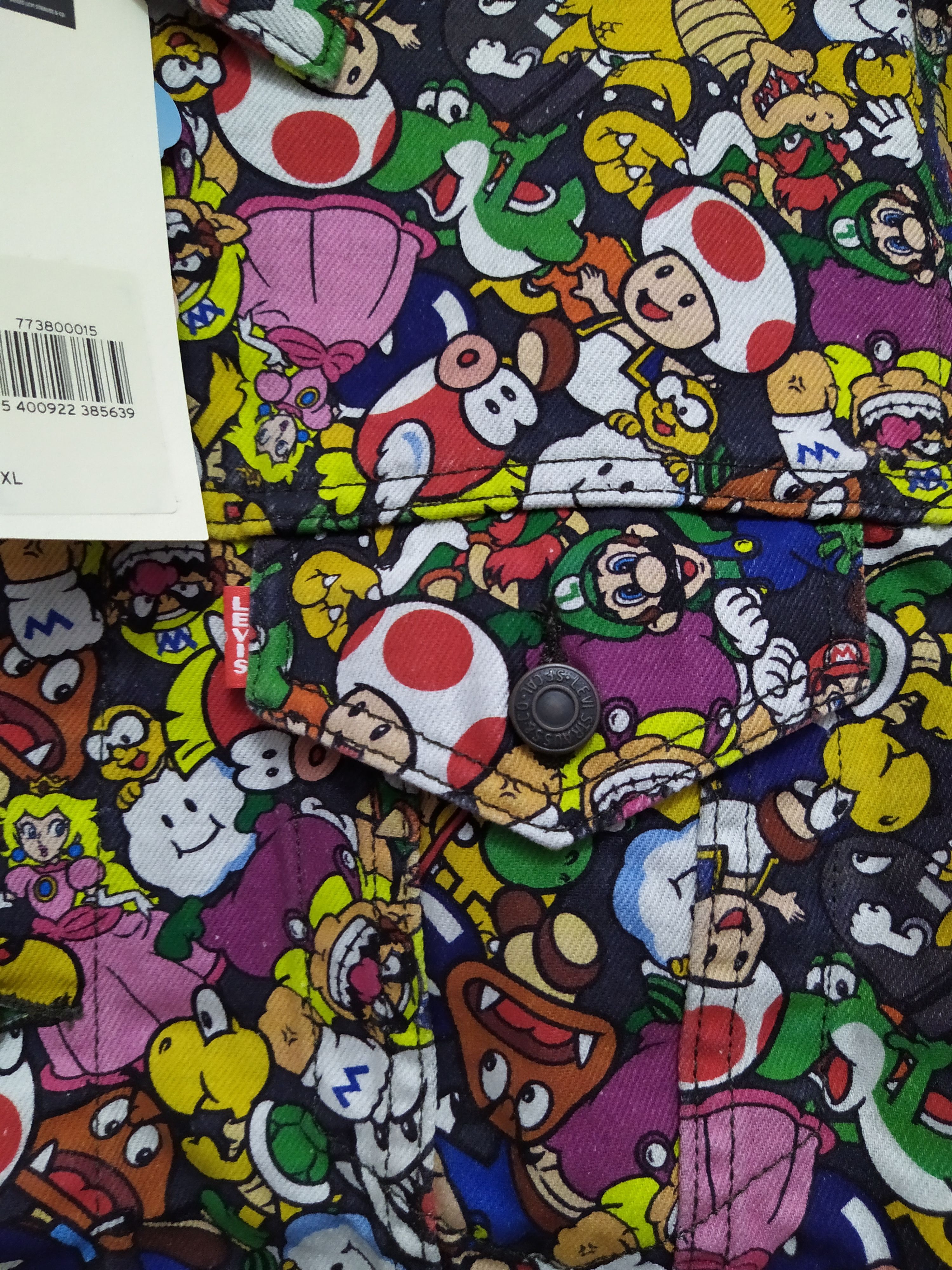 Levi's LEVIS x SUPER MARIO Limited BIG E JACKET (Z3) Size US XL / EU 56 / 4 - 3 Thumbnail