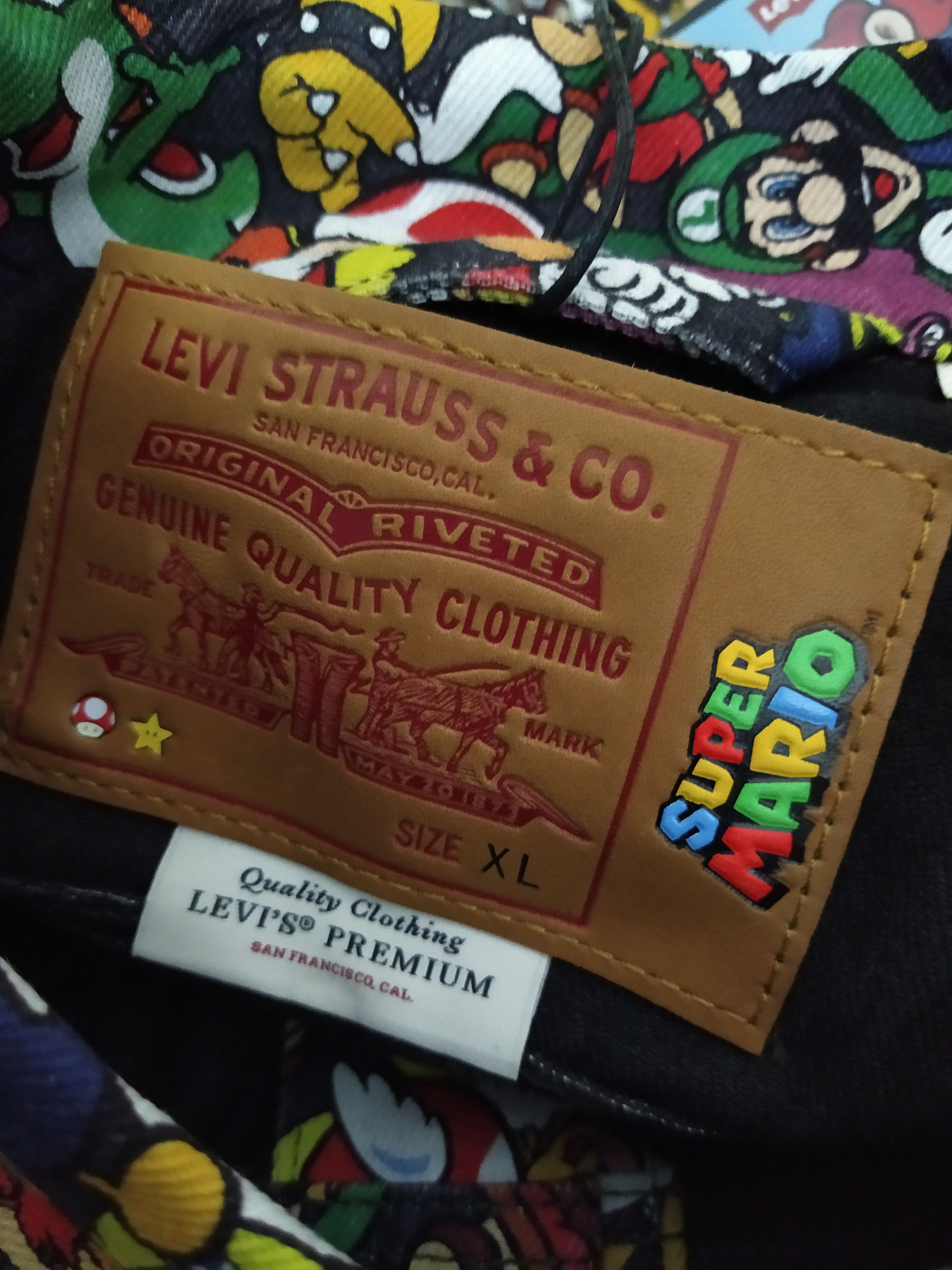 Levi's LEVIS x SUPER MARIO Limited BIG E JACKET (Z3) Size US XL / EU 56 / 4 - 11 Thumbnail